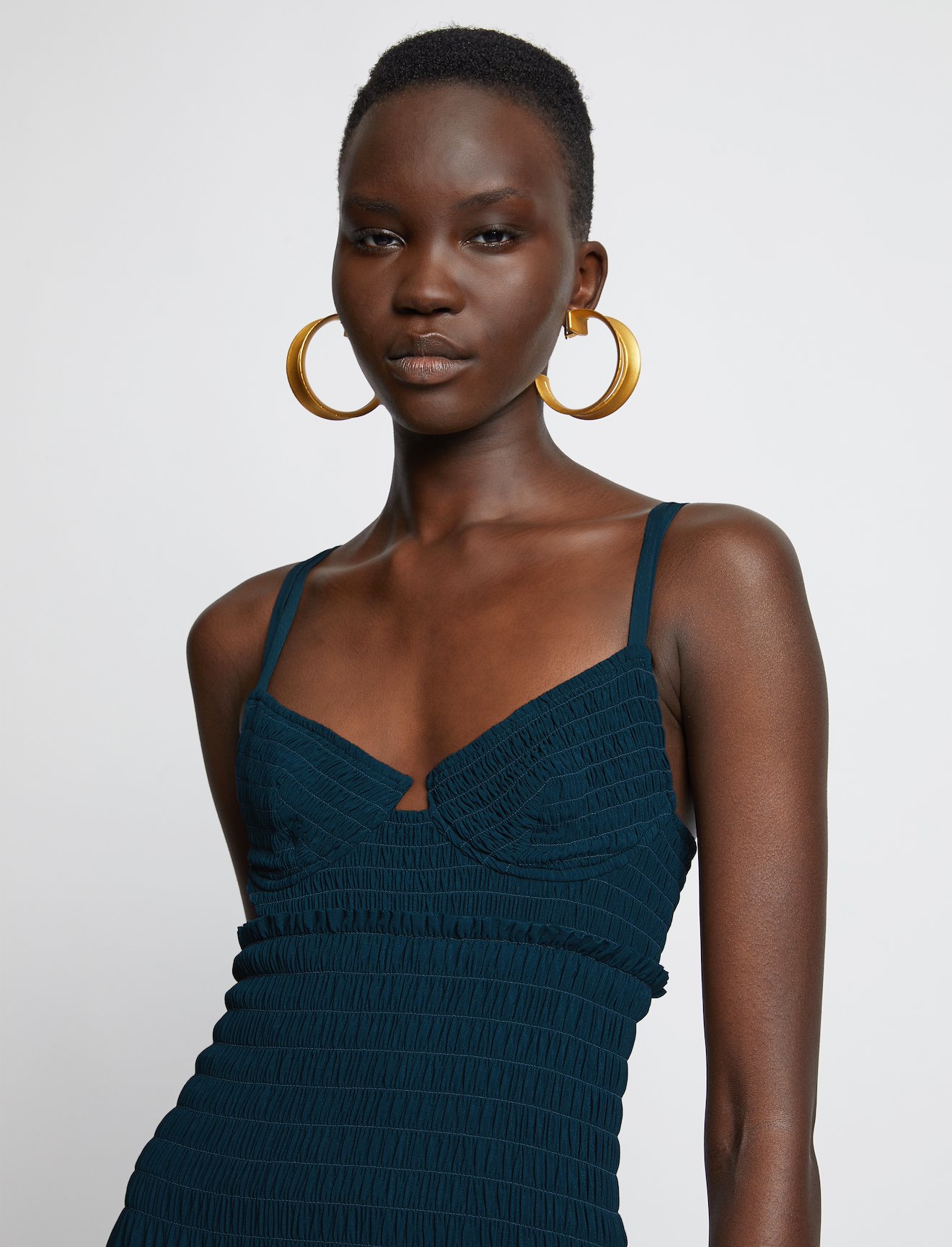 Smocked Bustier Dress #3