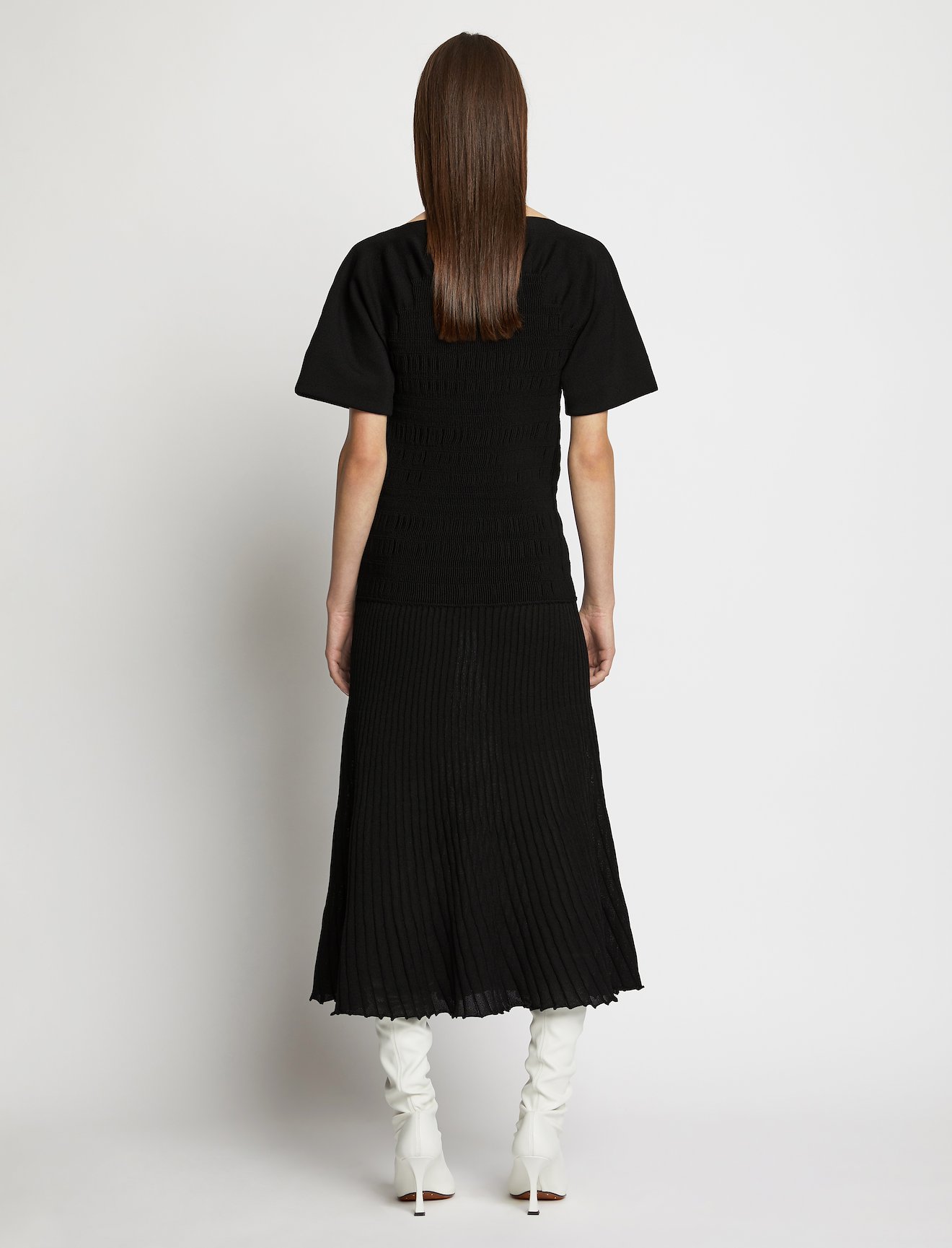 Smocked Knit Dress #2