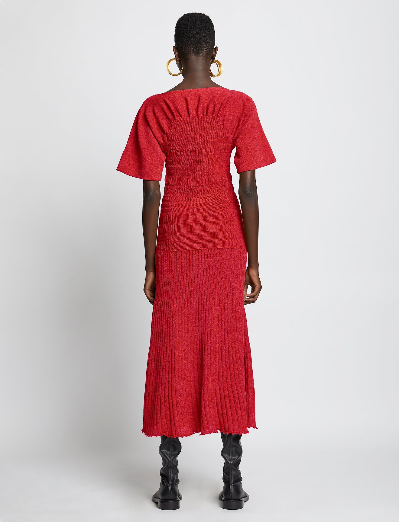 Smocked Knit Dress #2