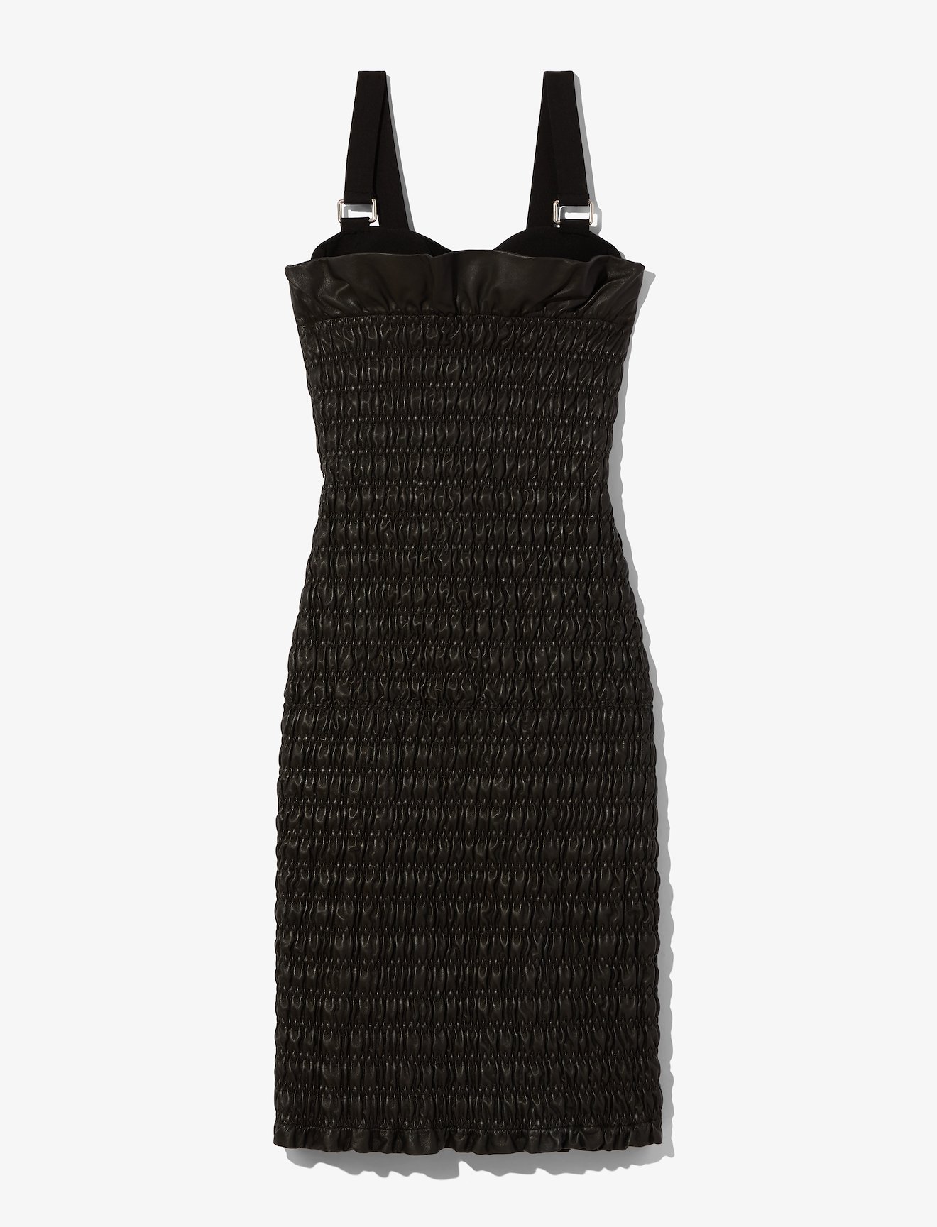 Smocked Leather Dress #4
