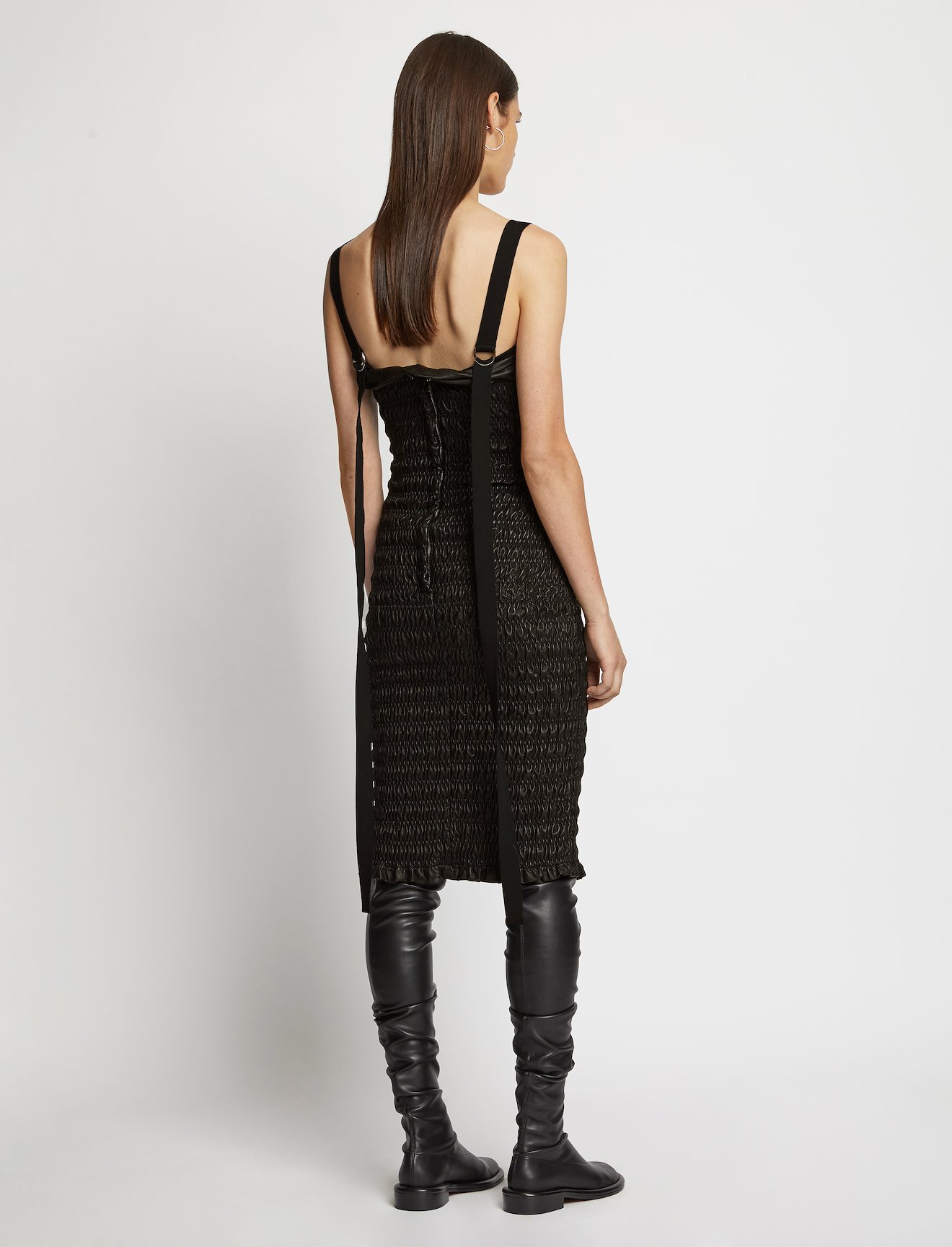 Smocked Leather Dress #2