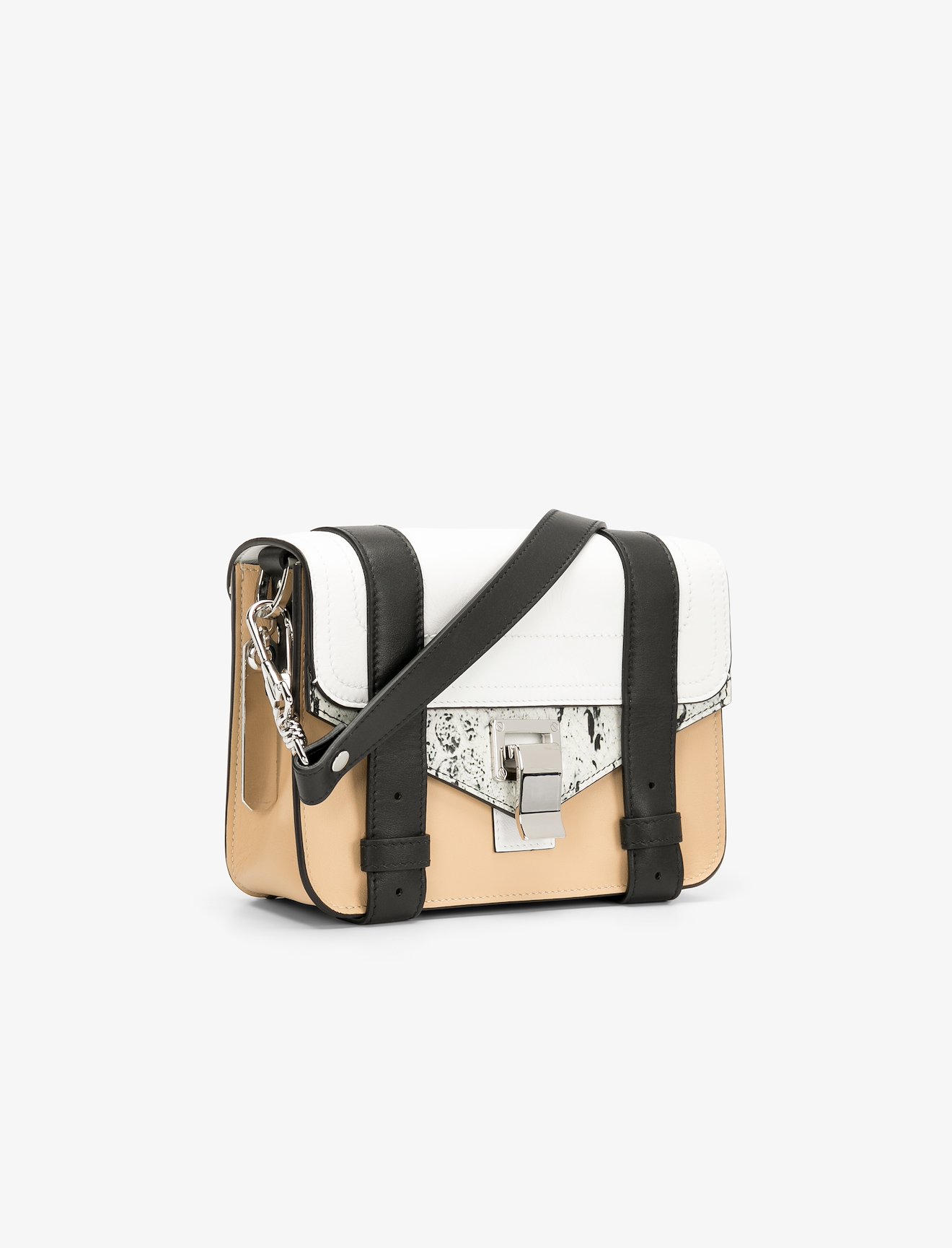 Snake Embossed PS1 Mini Crossbody Bag #1