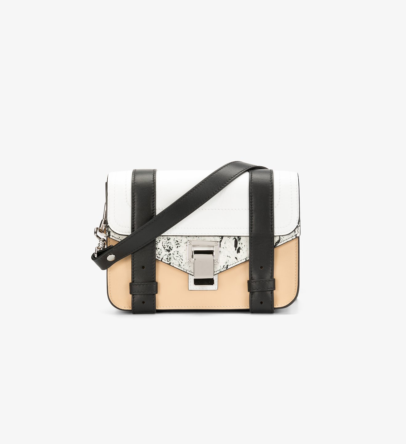 Snake Embossed PS1 Mini Crossbody Bag
