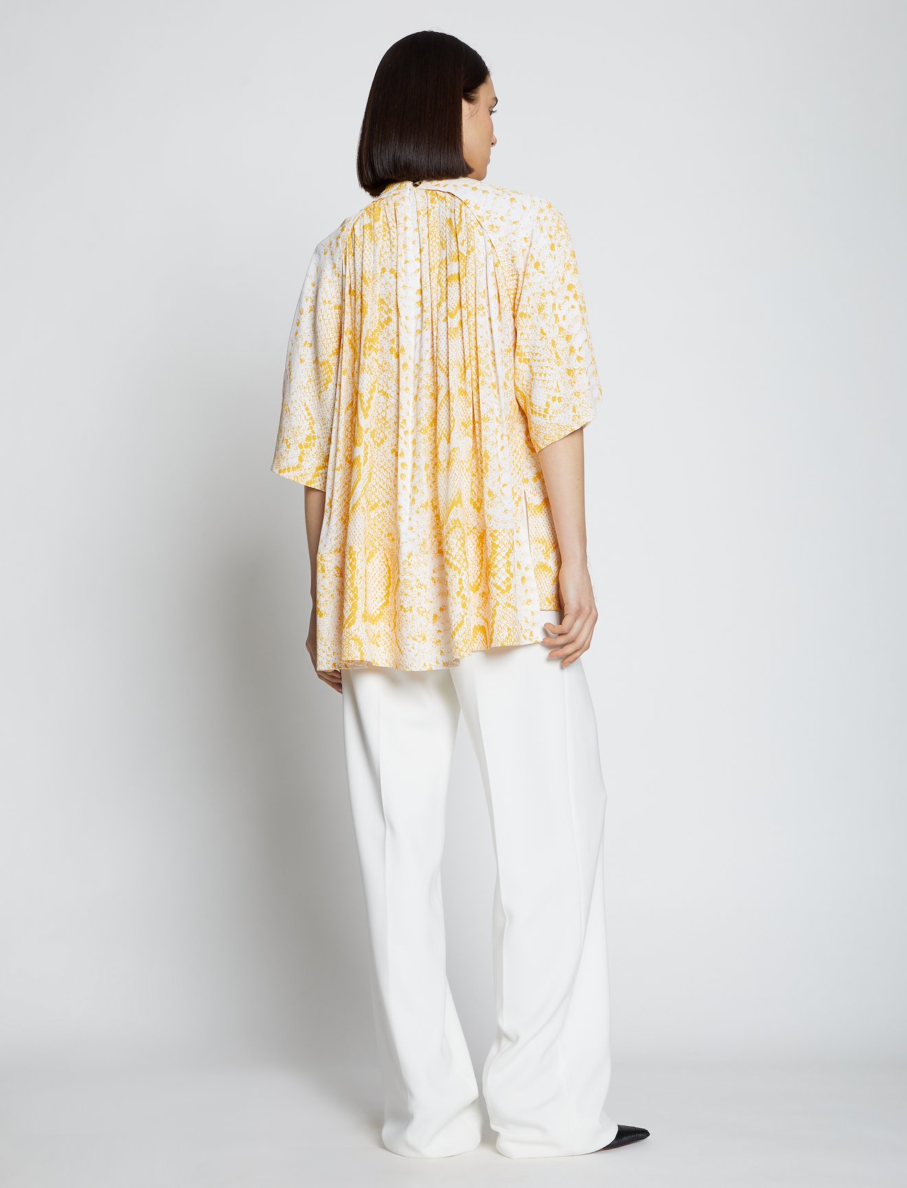 Snakeprint Crepe Top #2