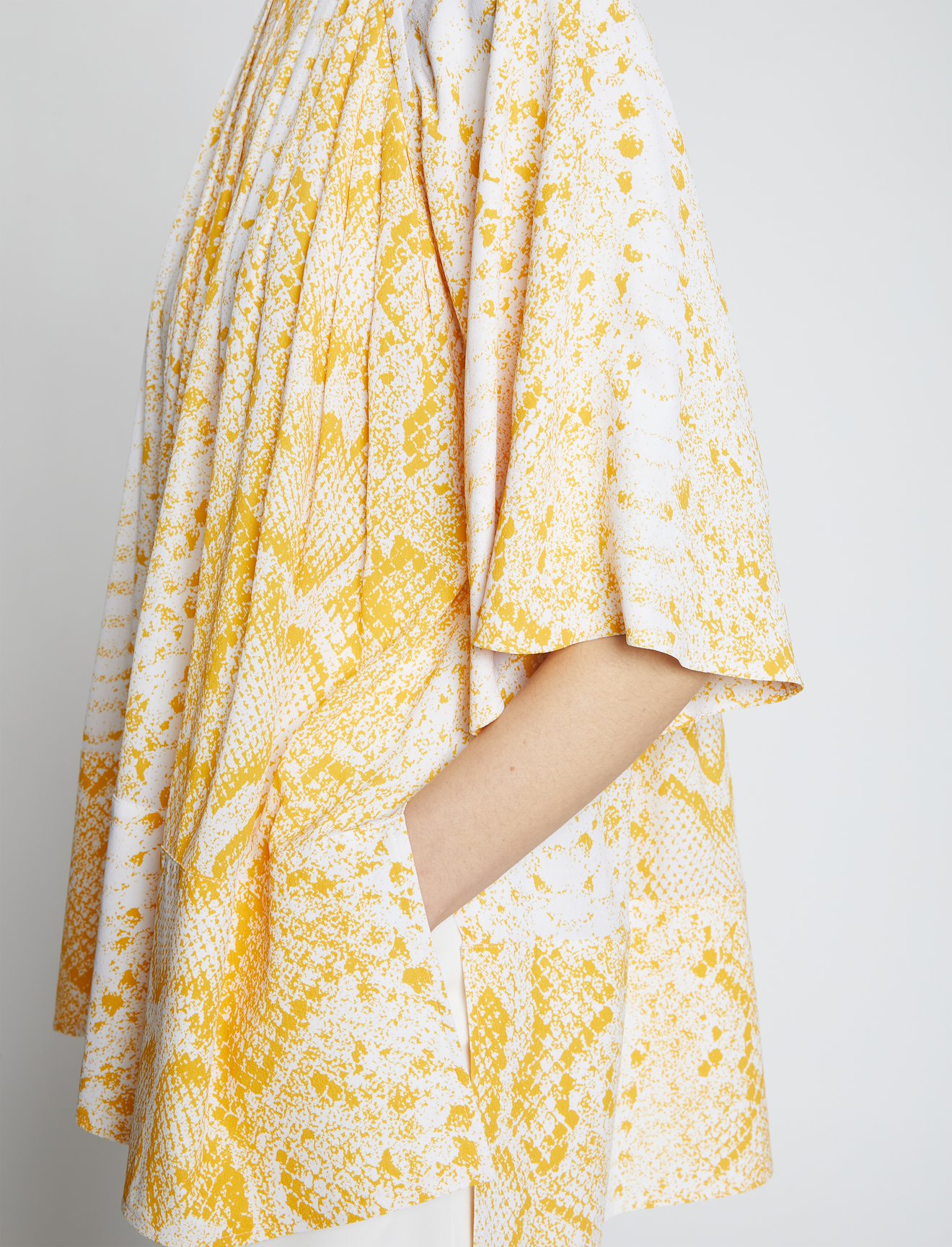 Snakeprint Crepe Top #3