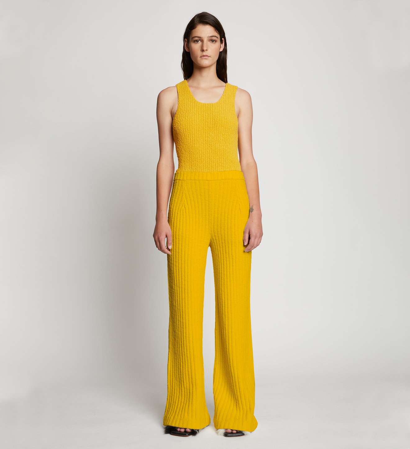 Speckled Boucle Pants