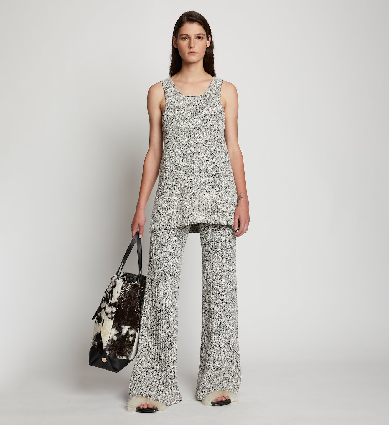 Speckled Boucle Pants