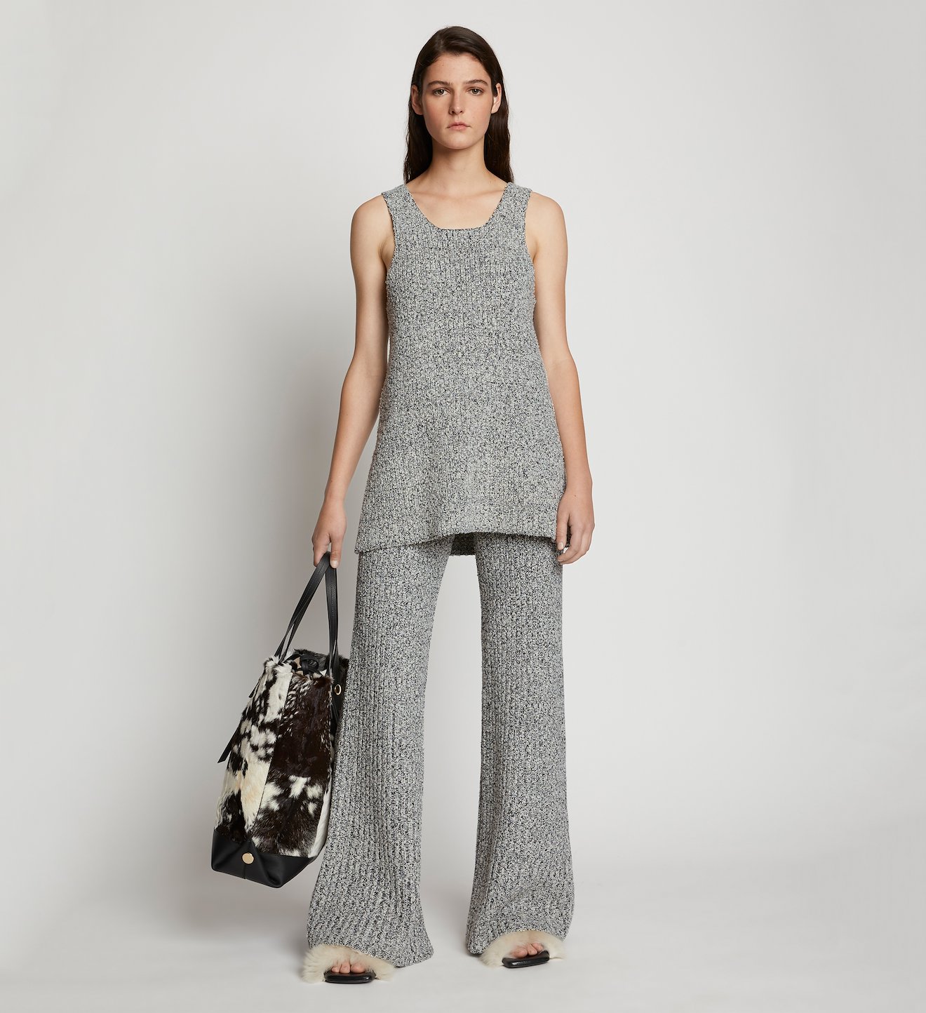 Speckled Boucle Pants