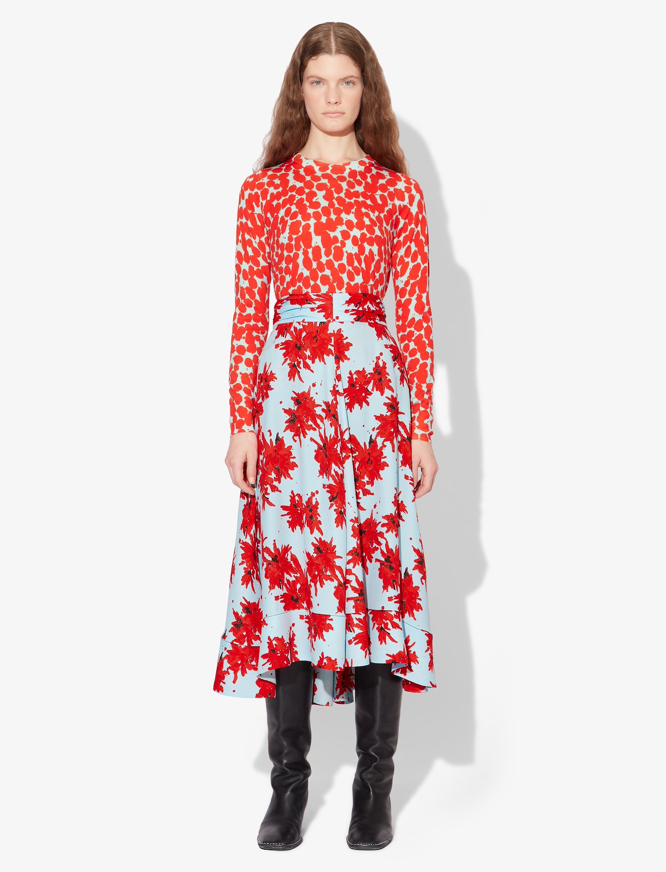 Splatter Floral Skirt #1
