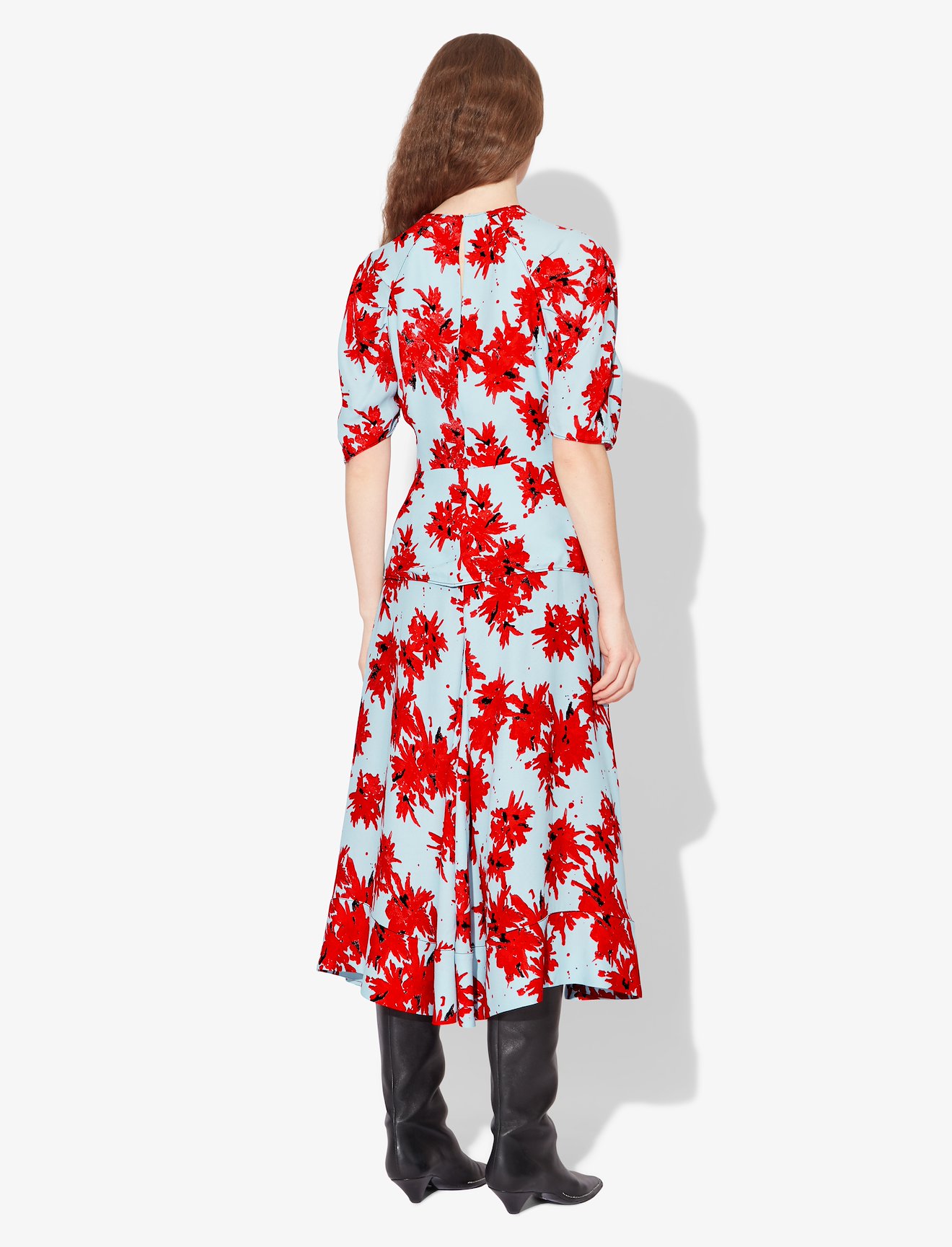 Splatter Floral Tied Top #2