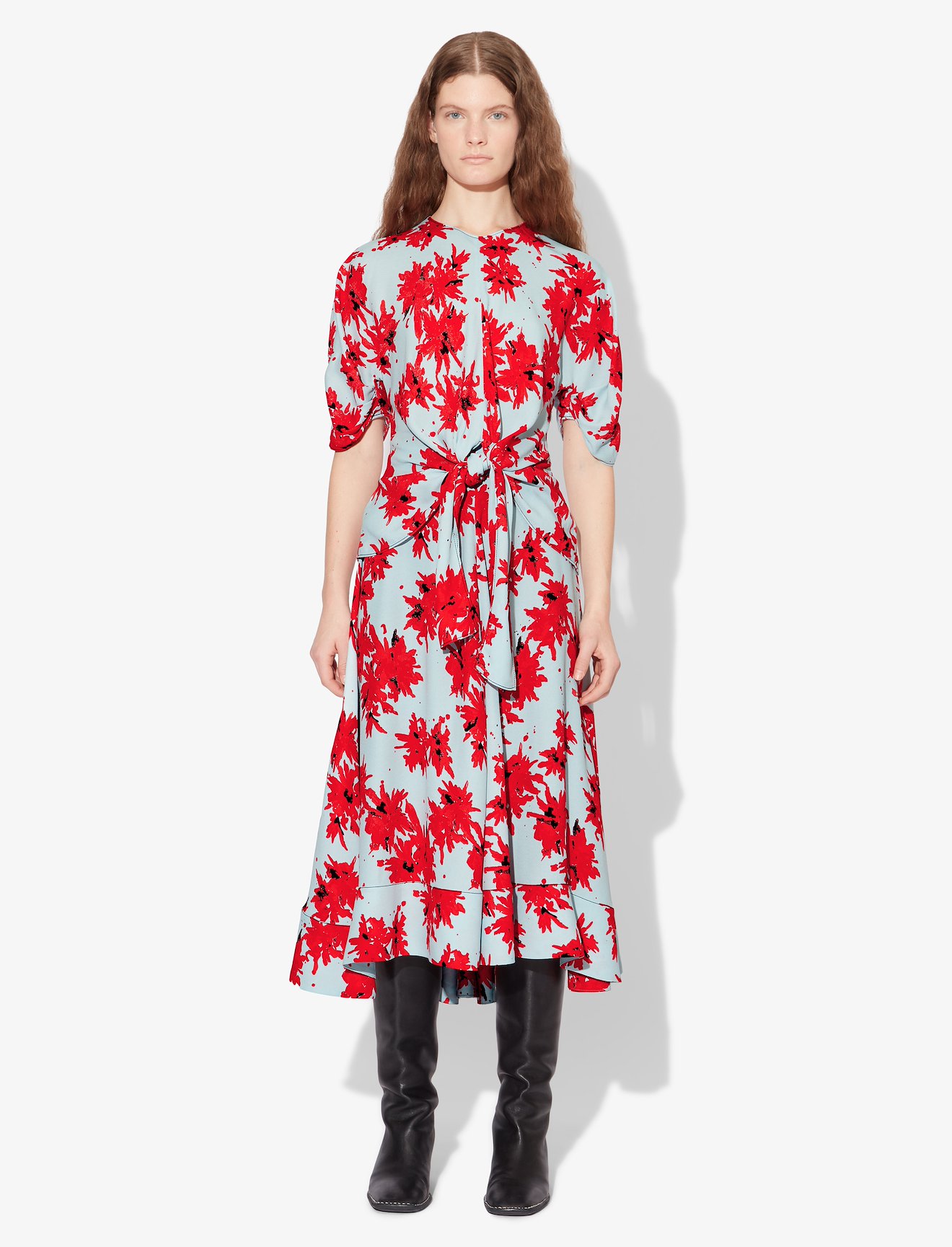 Splatter Floral Tied Top #1