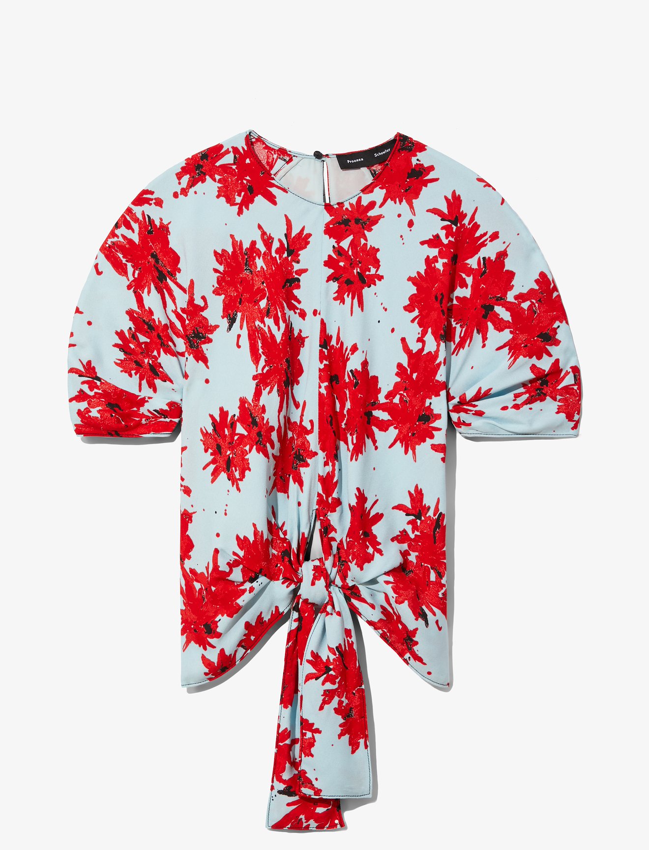 Splatter Floral Tied Top #4