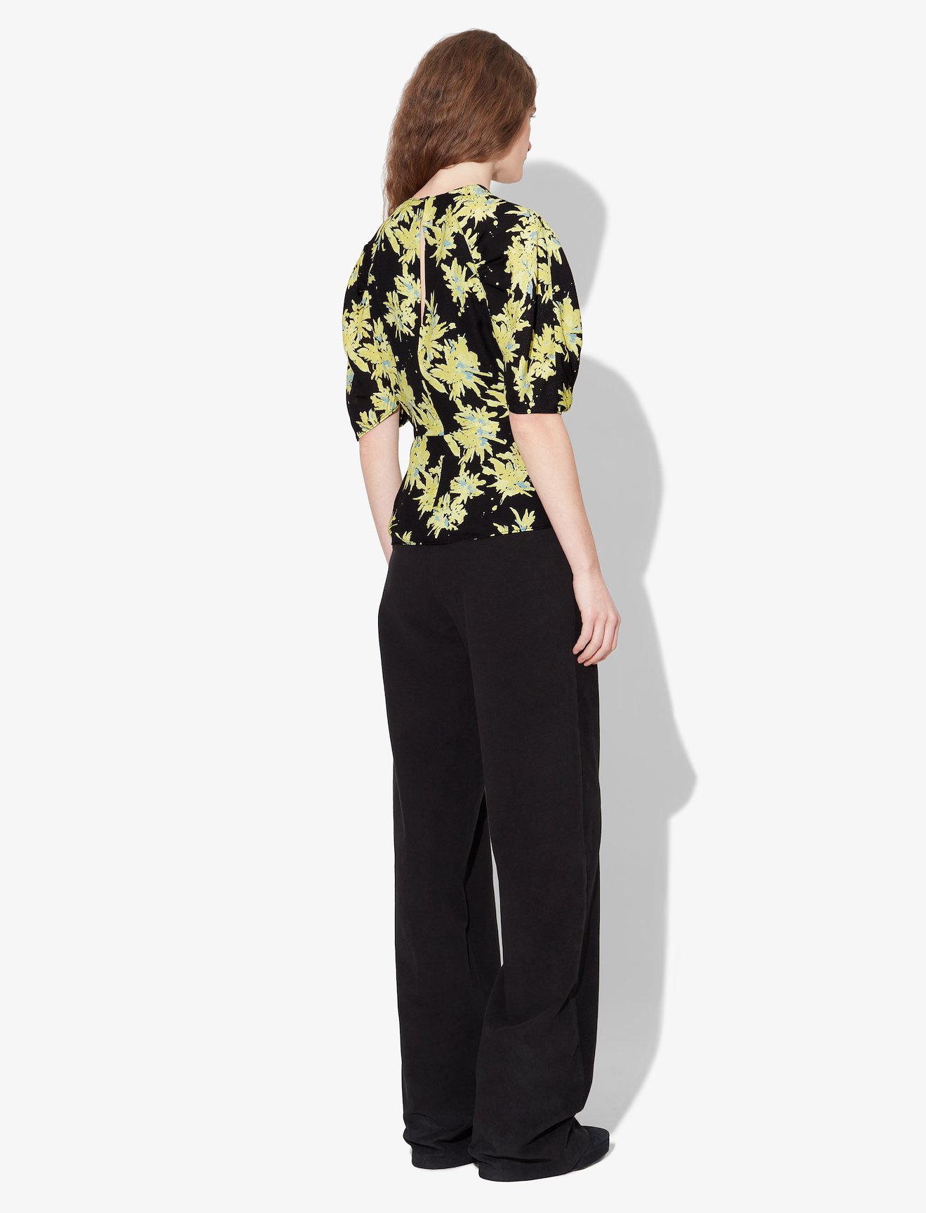 Splatter Floral Tied Top #2