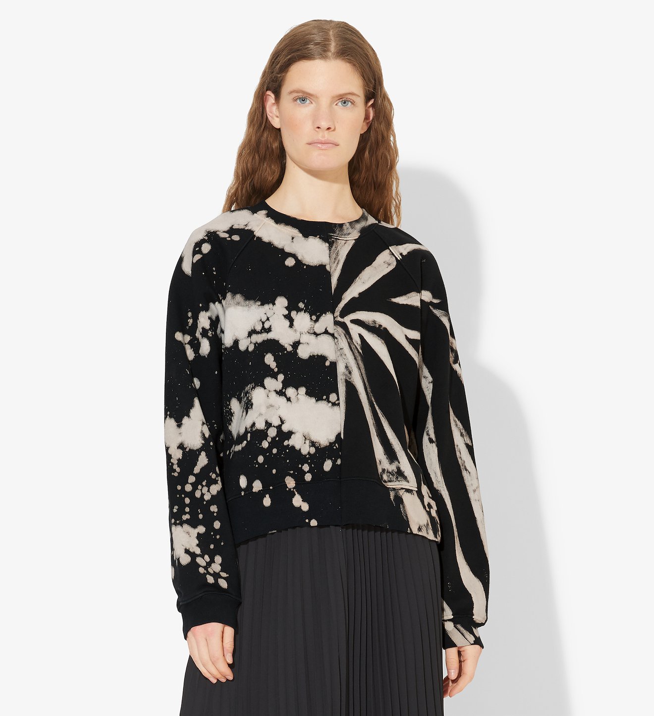 Split Tie Dye Sweatshirt