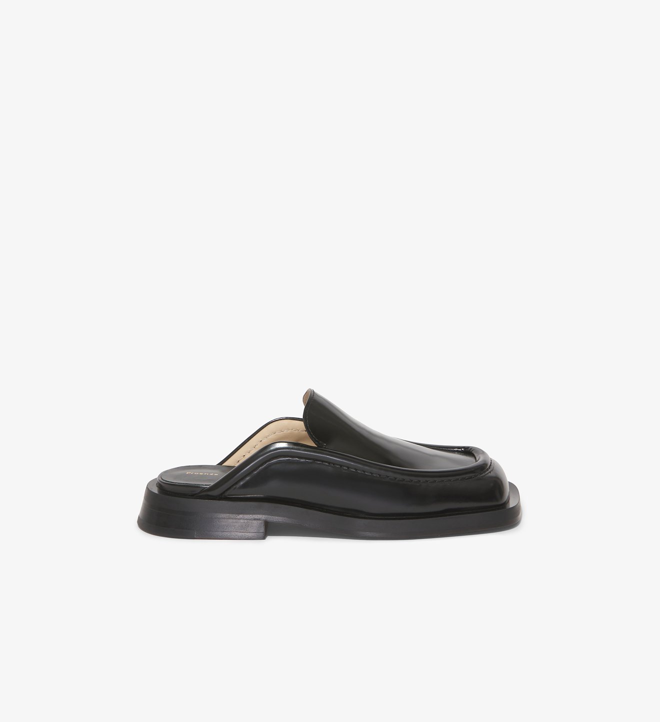 Square Loafer Mules
