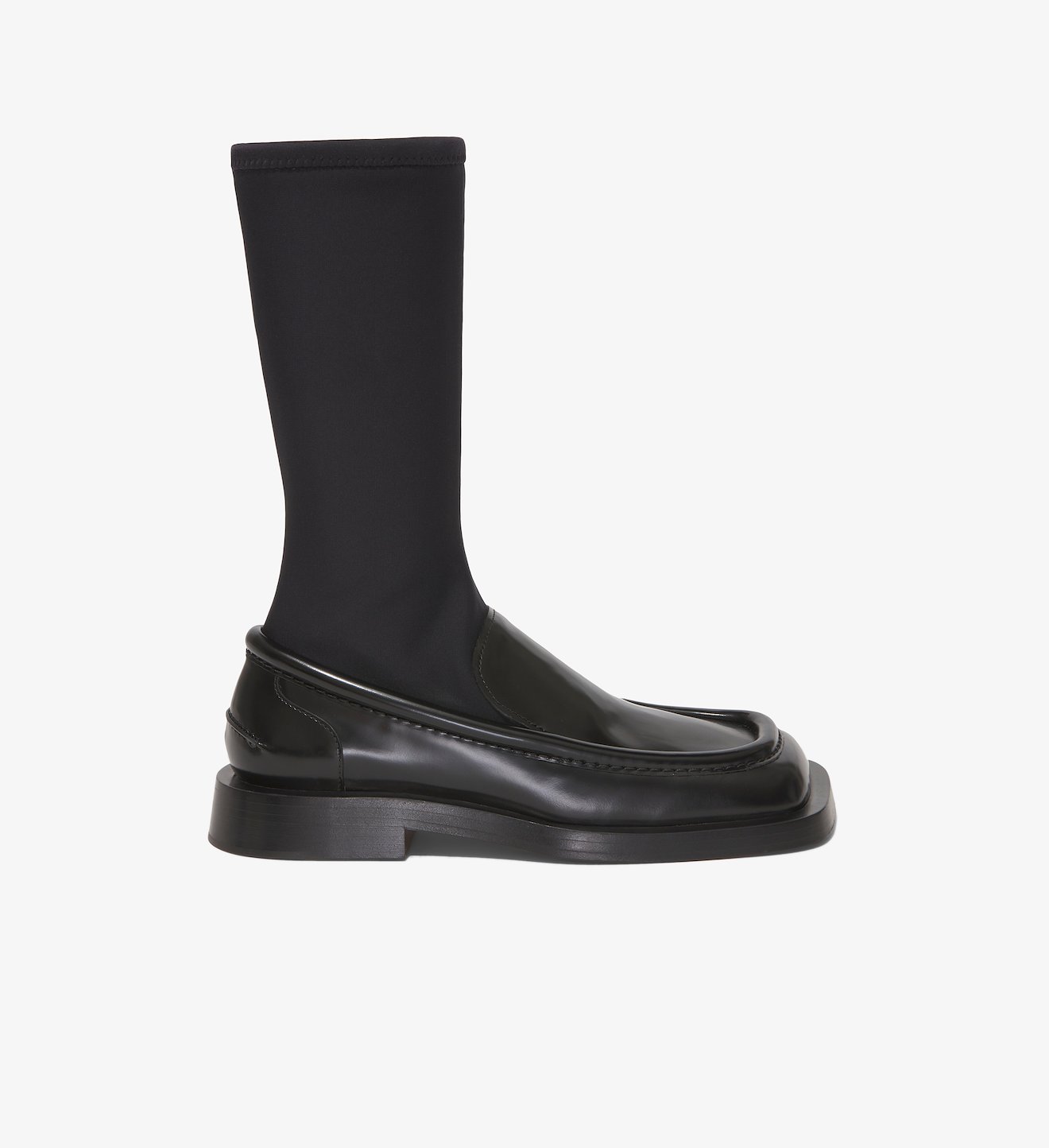 Square Loafer Stretch Boots