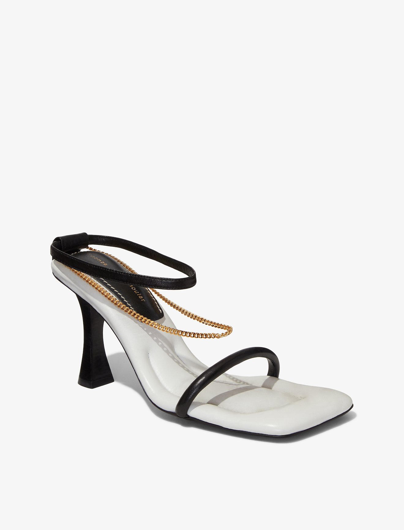 Square Padded Chain Sandals - 90mm #1