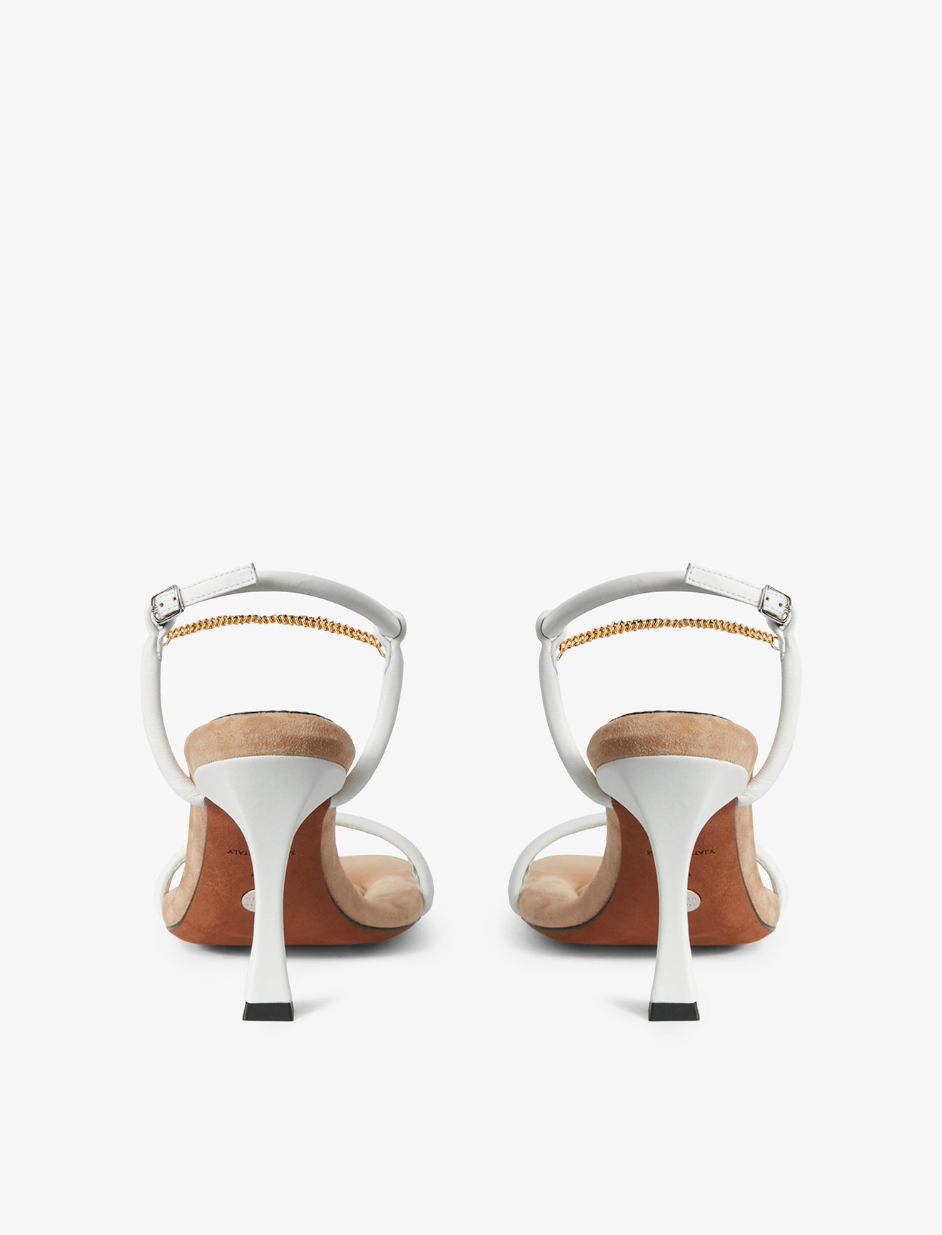 Square Padded Chain Sandals - 90mm #1