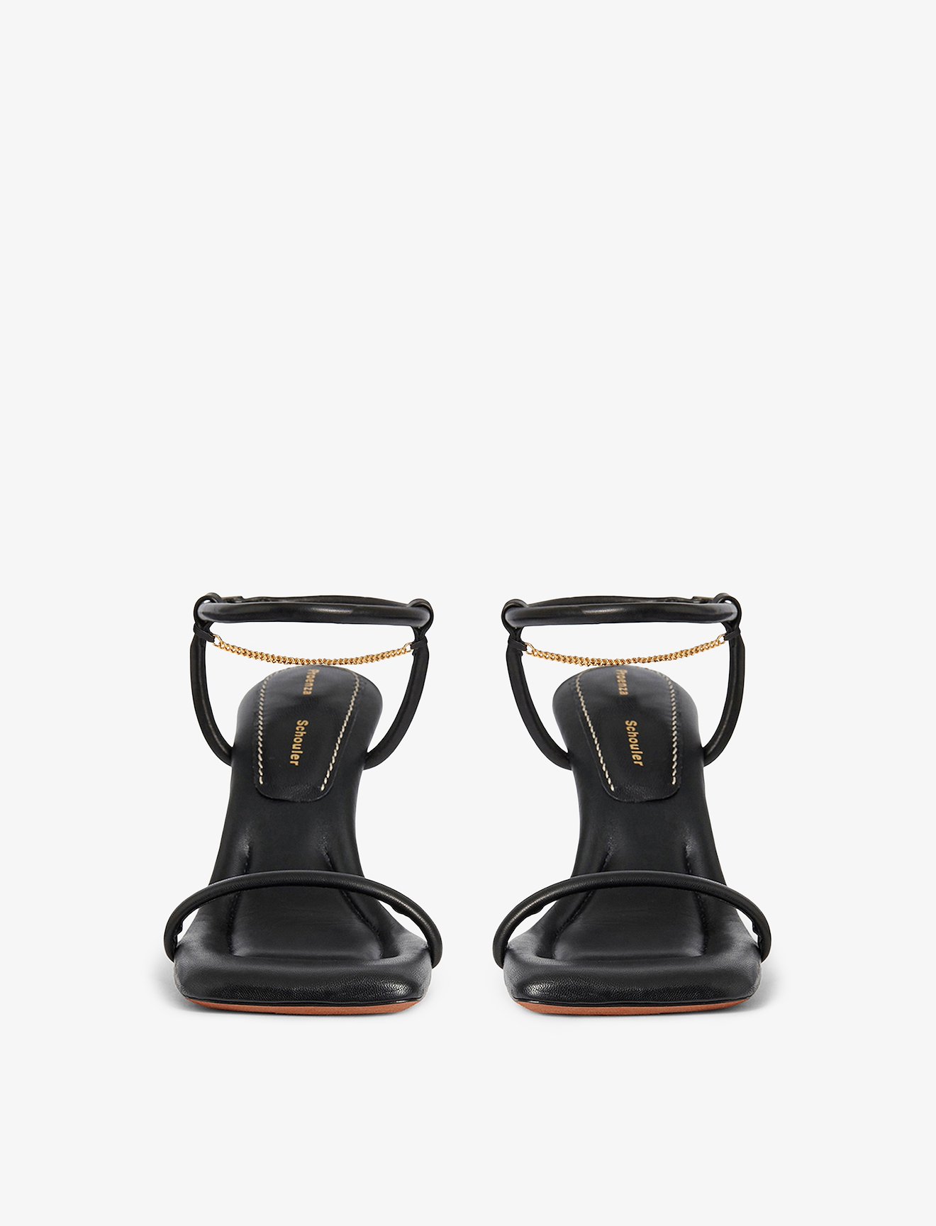 Square Padded Chain Sandals - 90mm #1