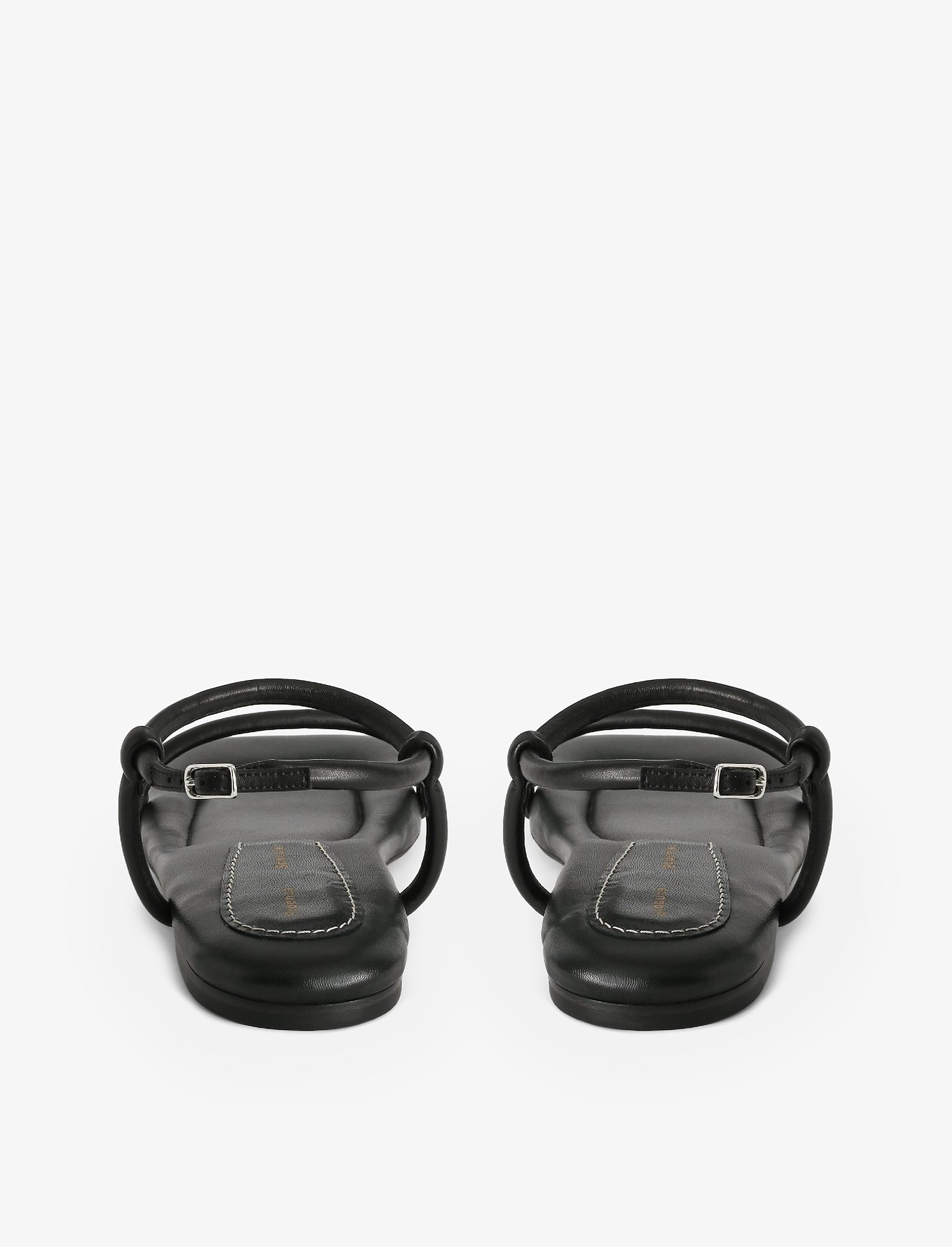 Square Padded Chain Sandals #1