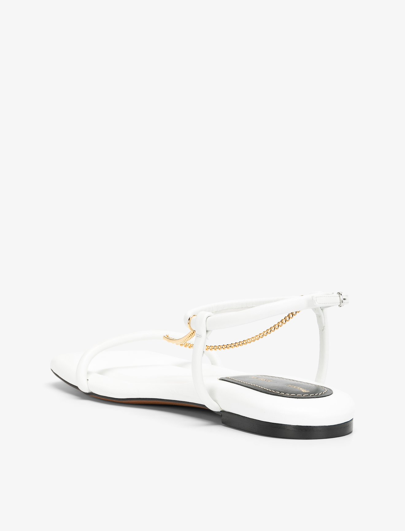 Square Padded Chain Sandals #2