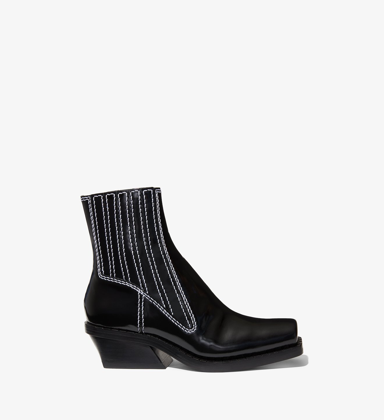 Square Toe Chelsea Boots