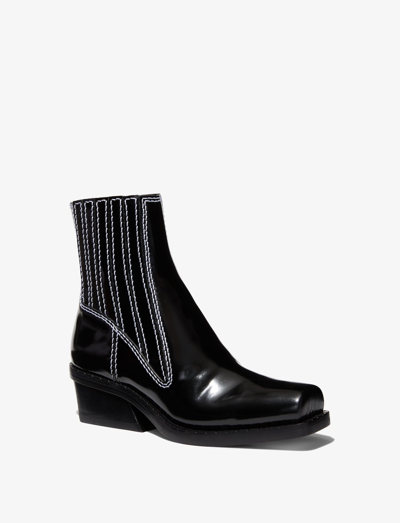 Square Toe Chelsea Boots #1