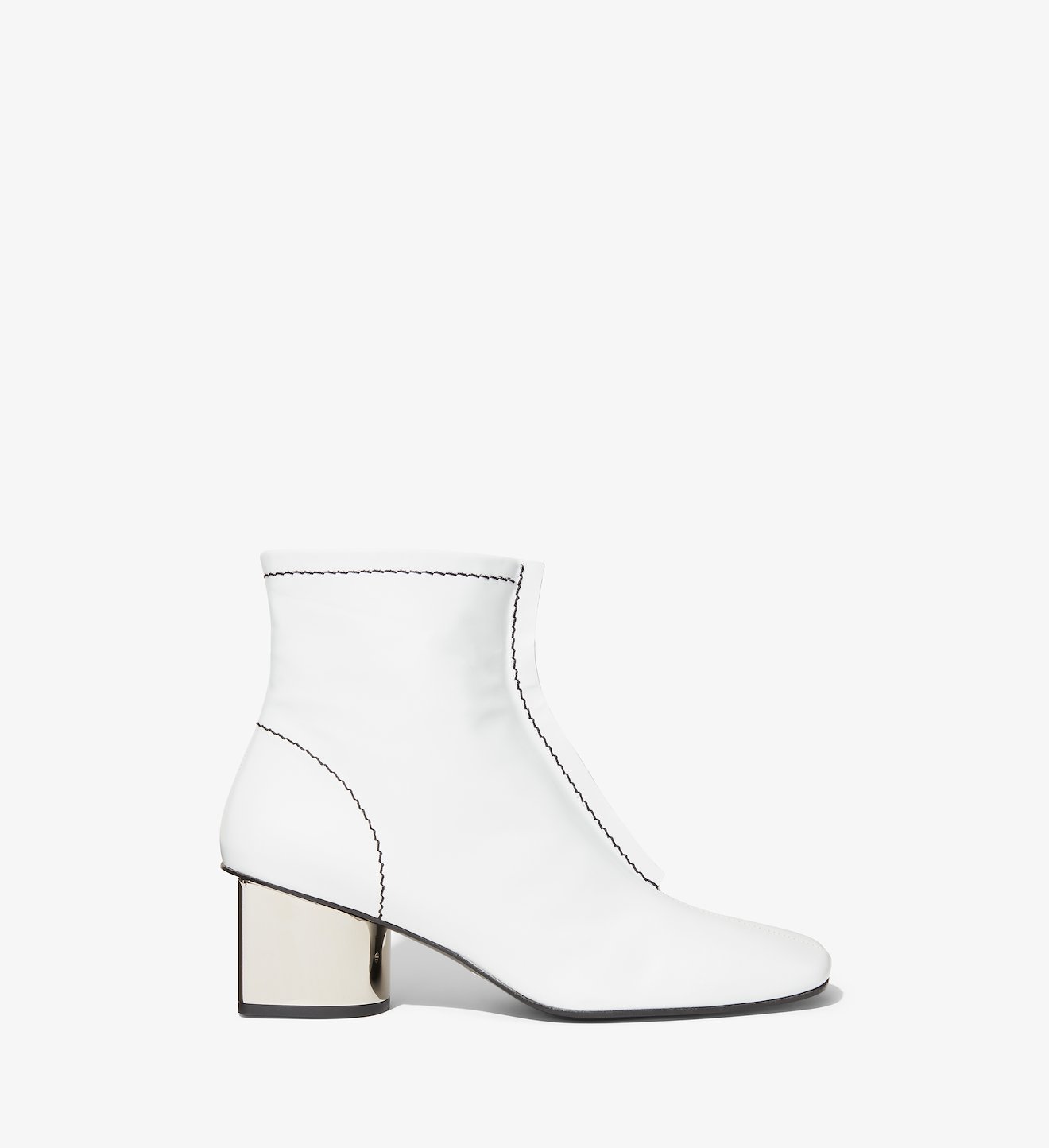 Square Toe Topstitched Boots