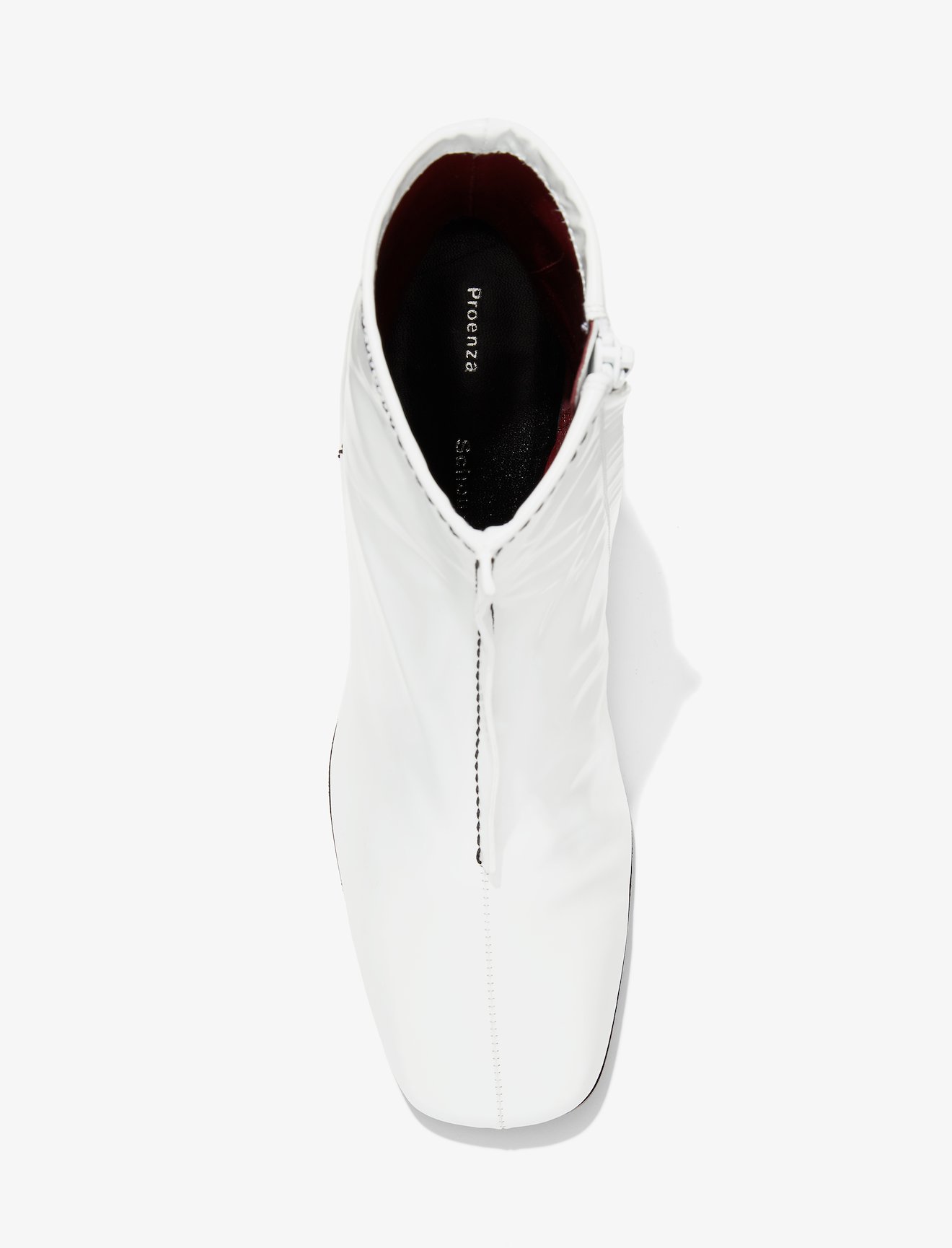 Square Toe Topstitched Boots #3