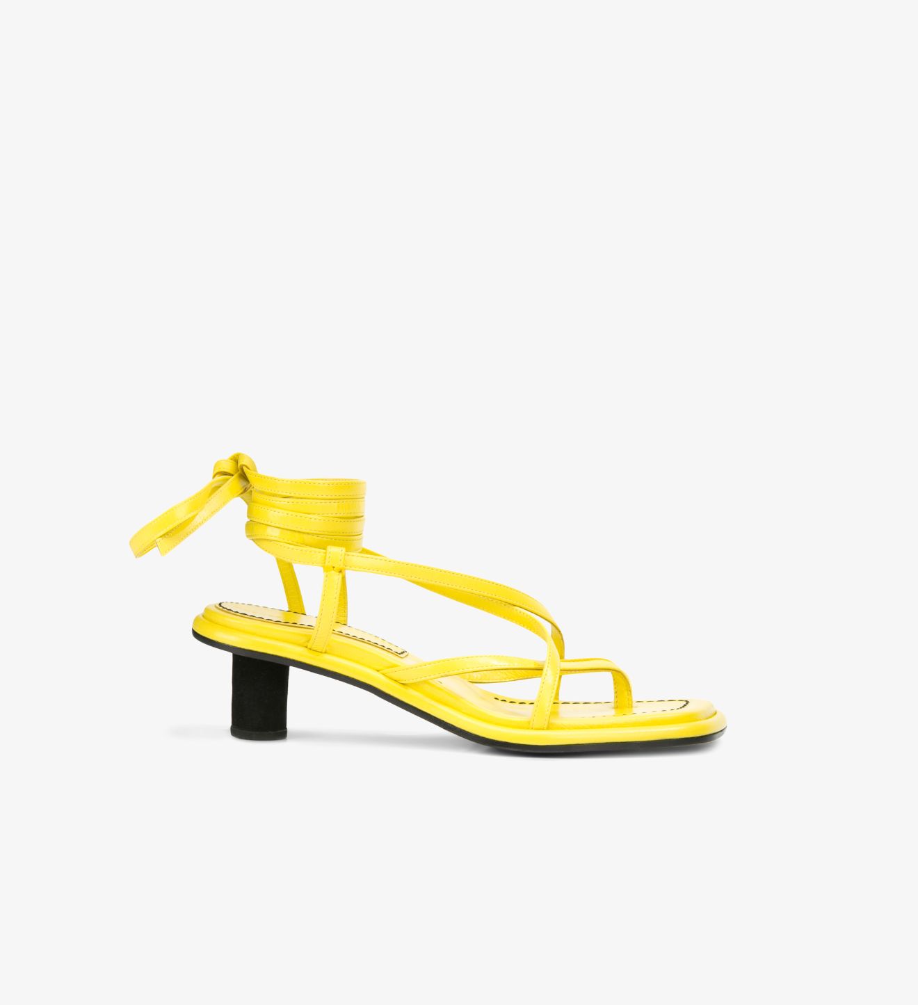 strappy mid heel shoes