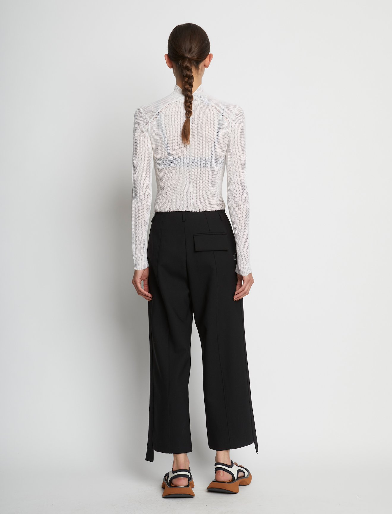 Strech Suiting Tuxedo Pants #2