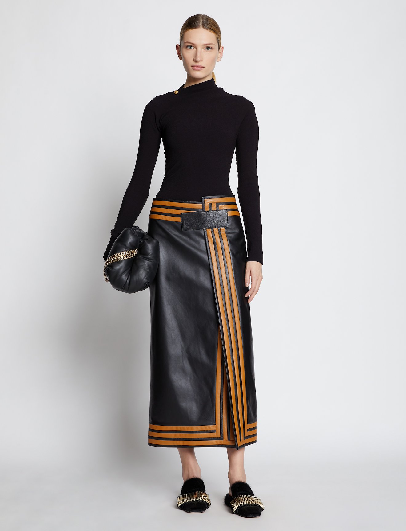 Stretch Crepe Spiral Top #1
