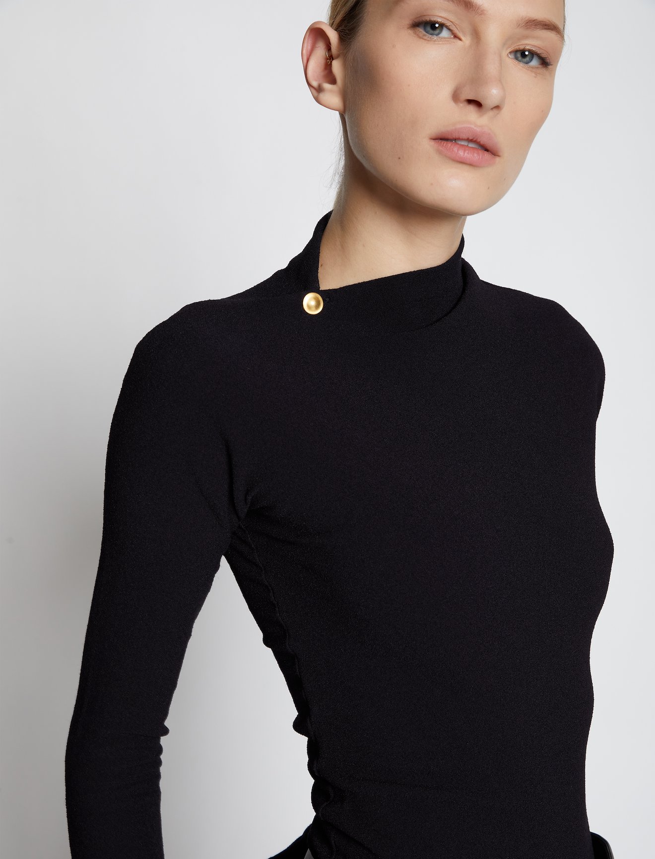 Stretch Crepe Spiral Top #3
