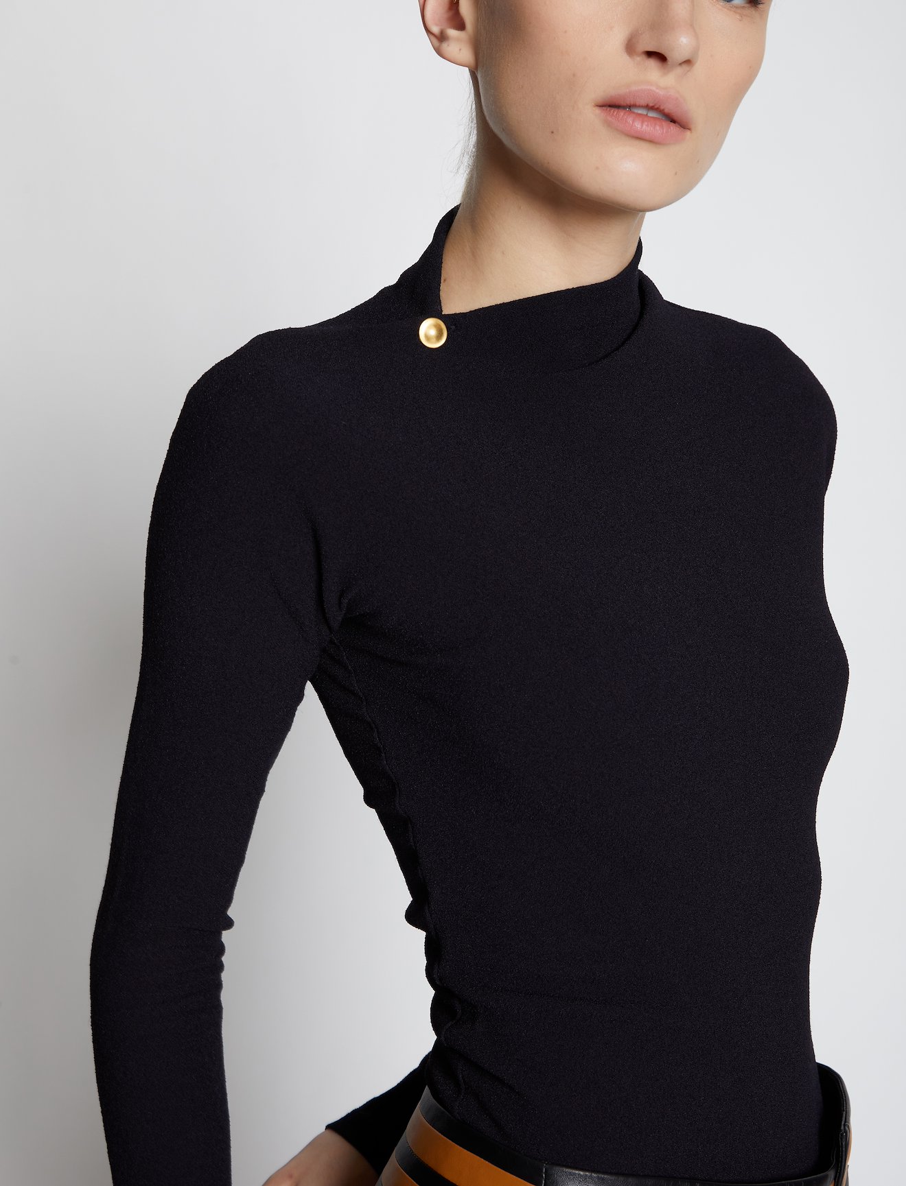 Stretch Crepe Twisted Top #3