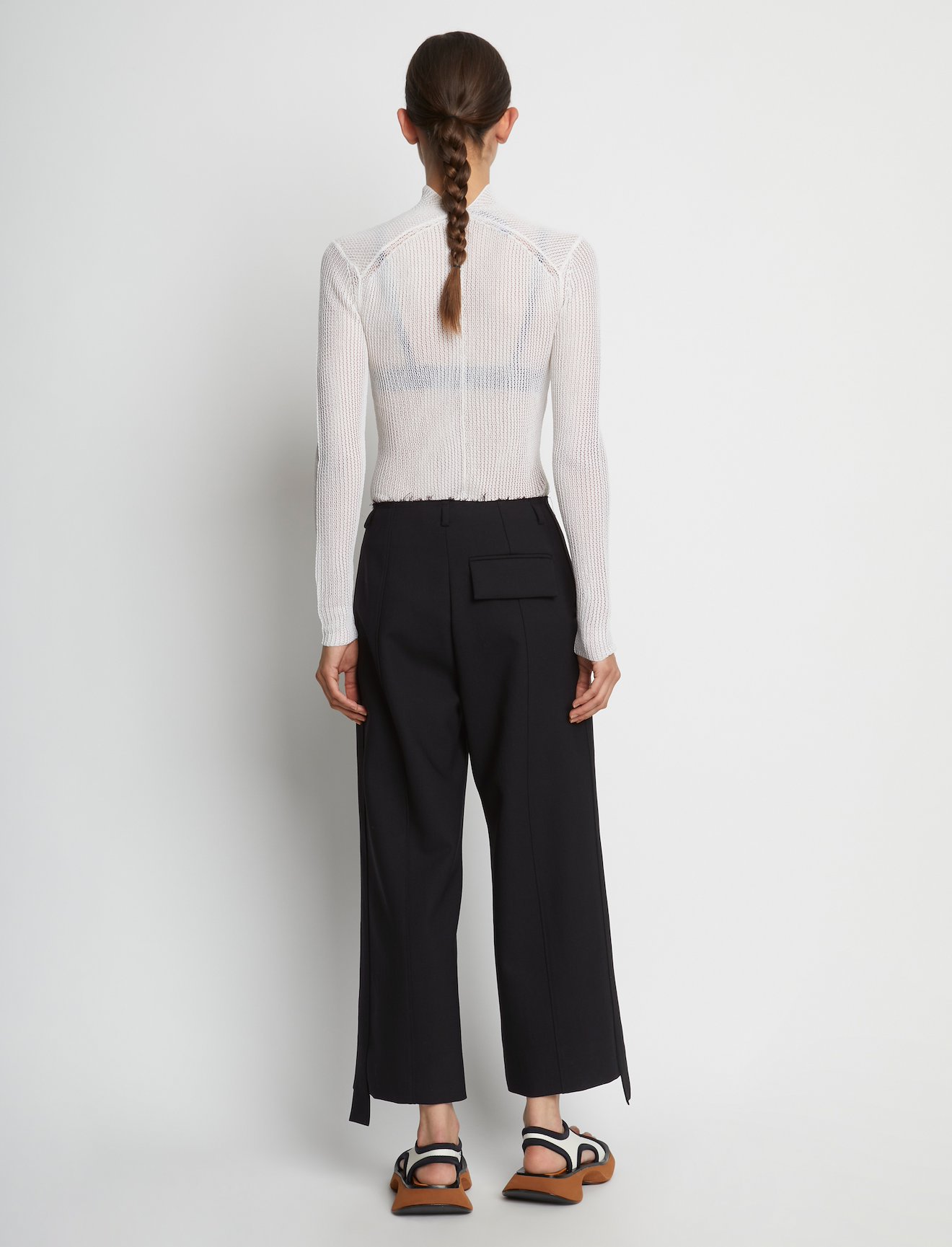 Stretch Suiting Tuxedo Pants #2