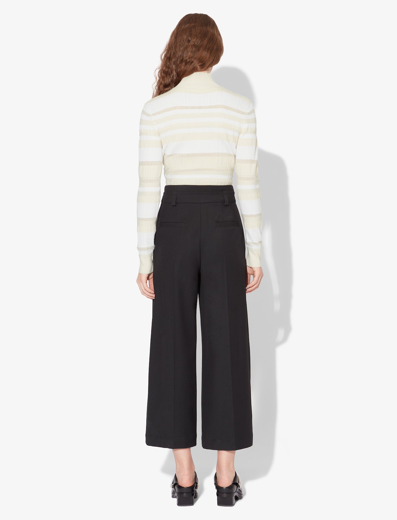 Stripe Knit Turtleneck #2