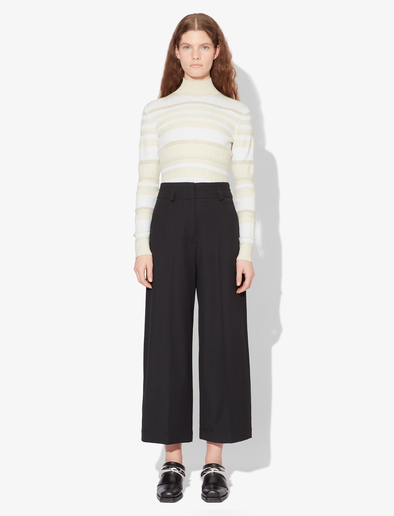 Stripe Knit Turtleneck #1