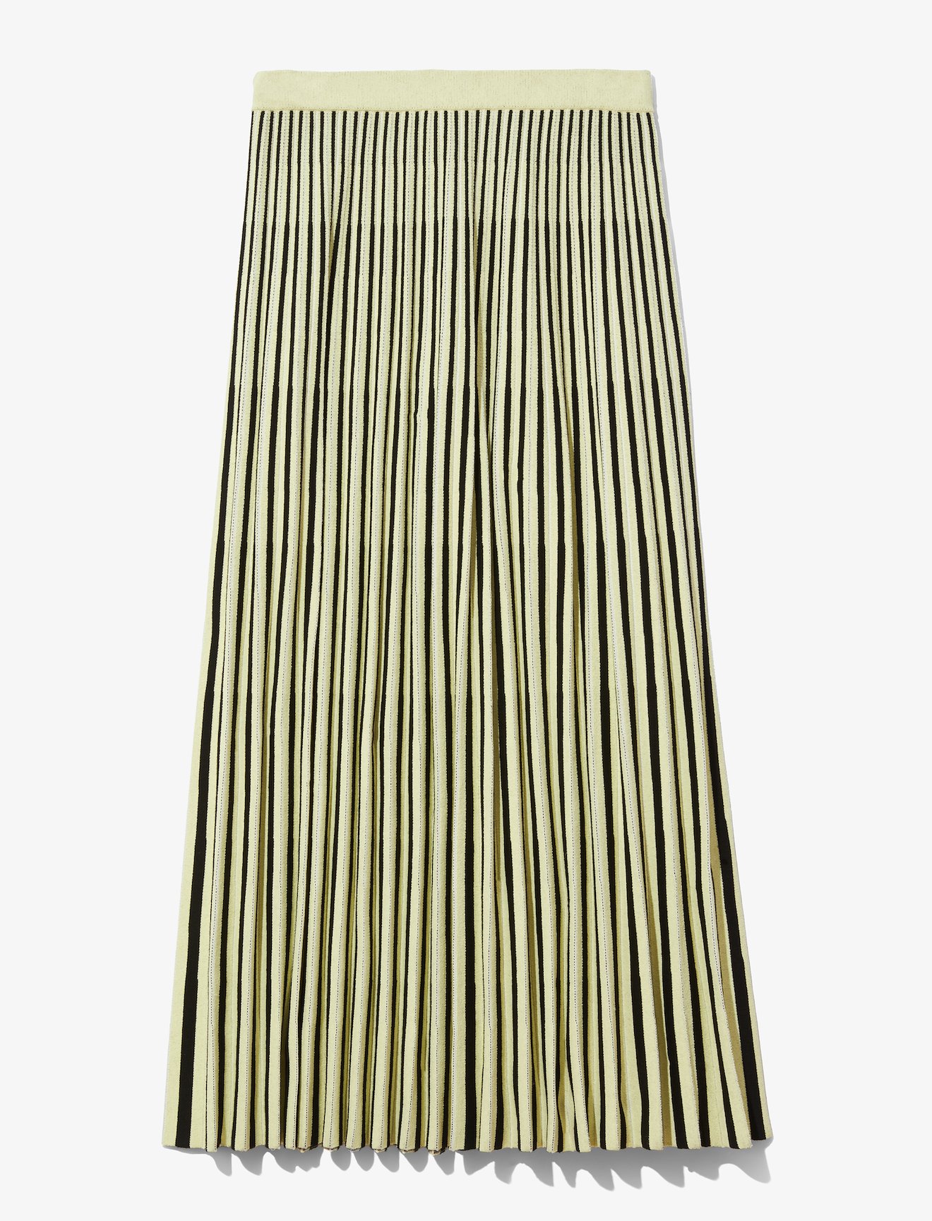 Striped Jacquard Knit Skirt #4