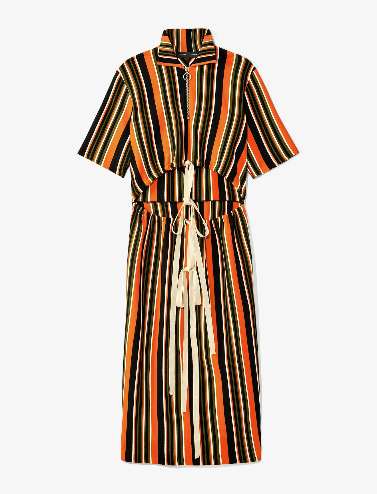 Striped Knit Cut Out Dress #4