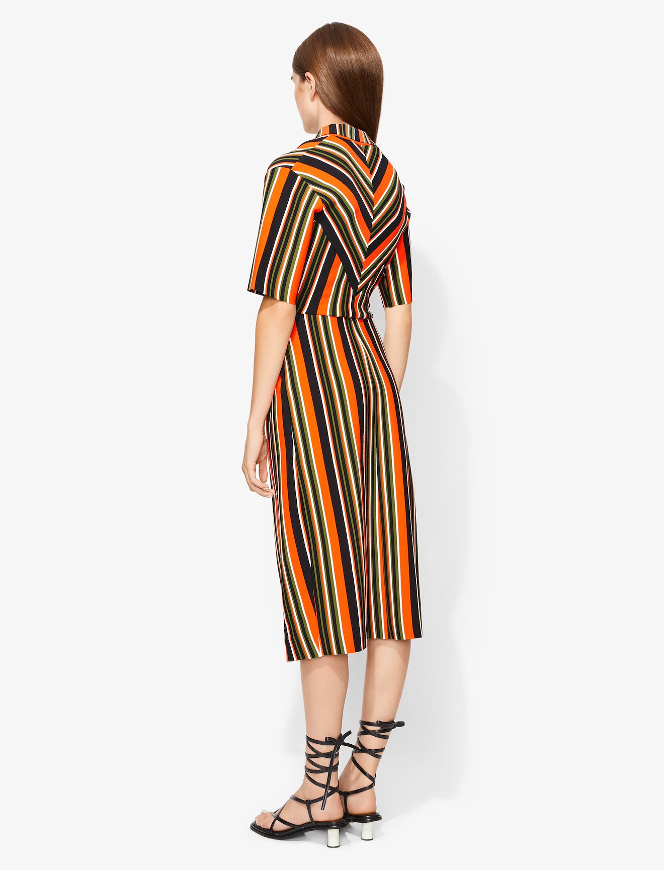 Striped Knit Cut Out Dress #2