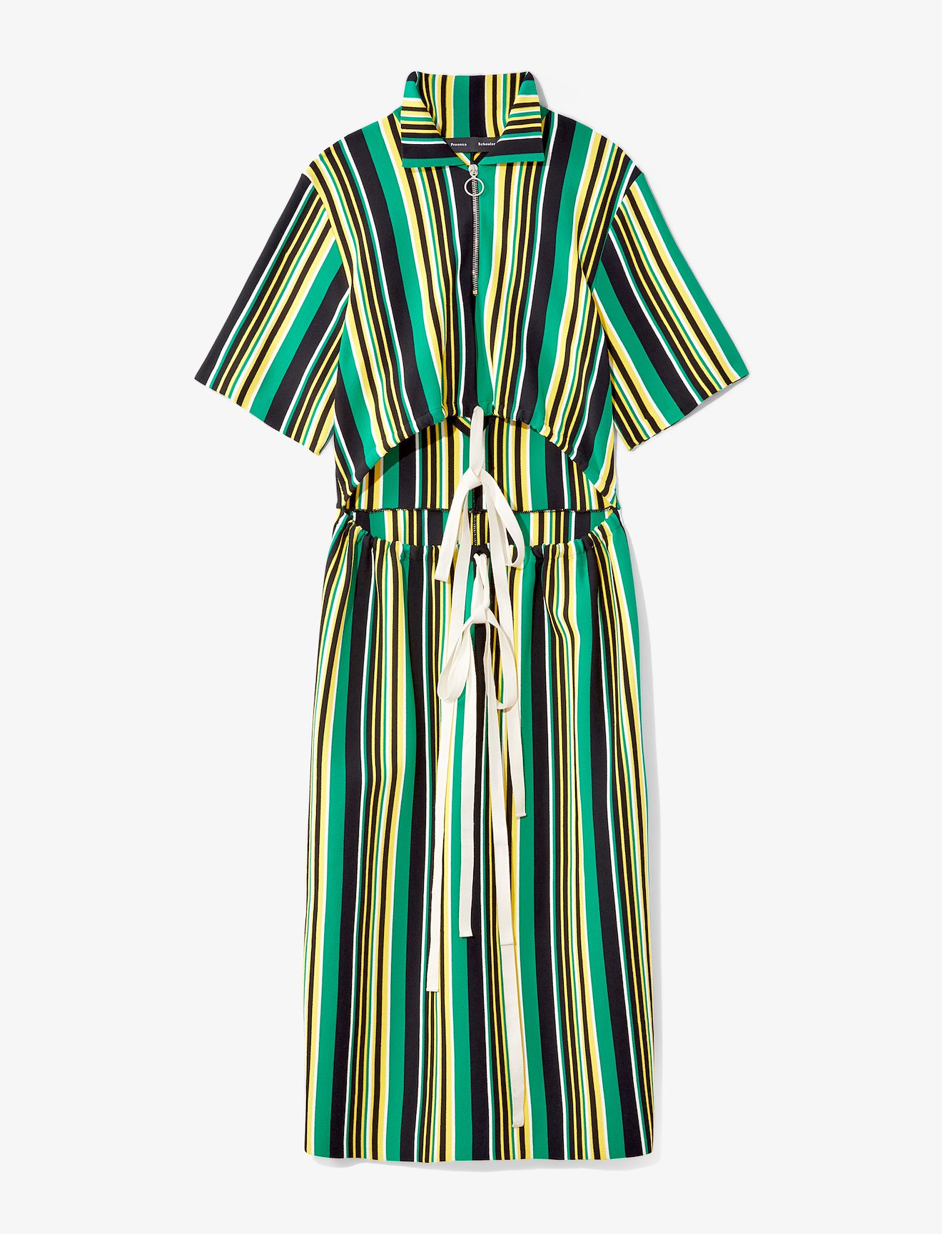 Striped Knit Cut Out Dress #4