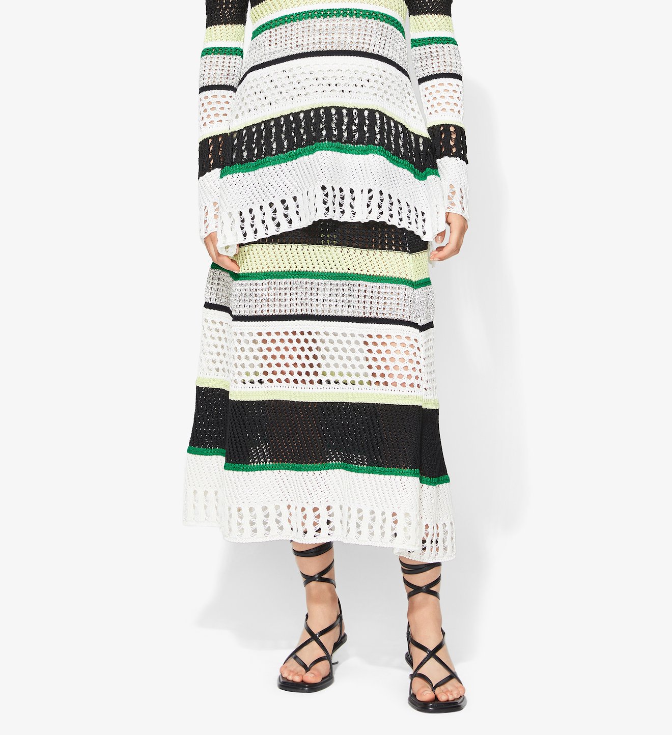 Striped Knit Skirt