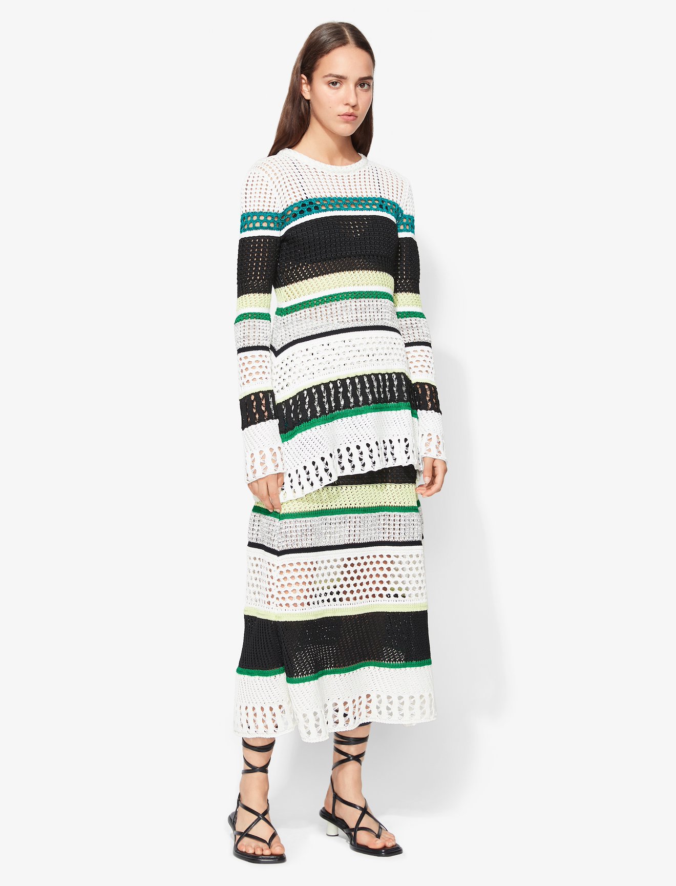 Striped Knit Skirt #1