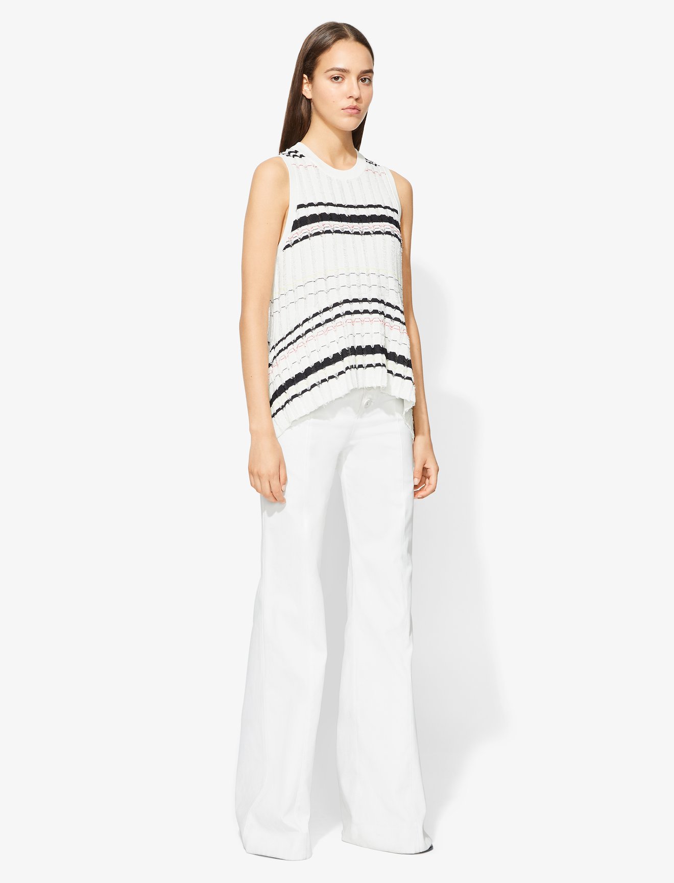 Striped Rib Knit Top #2