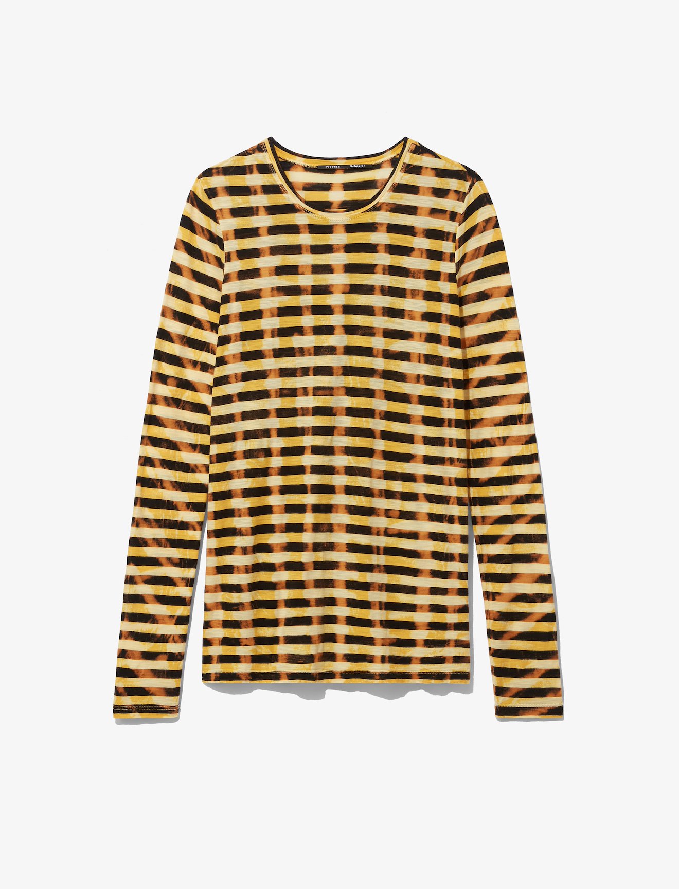 Striped Tie Dye Long Sleeve T-Shirt #4