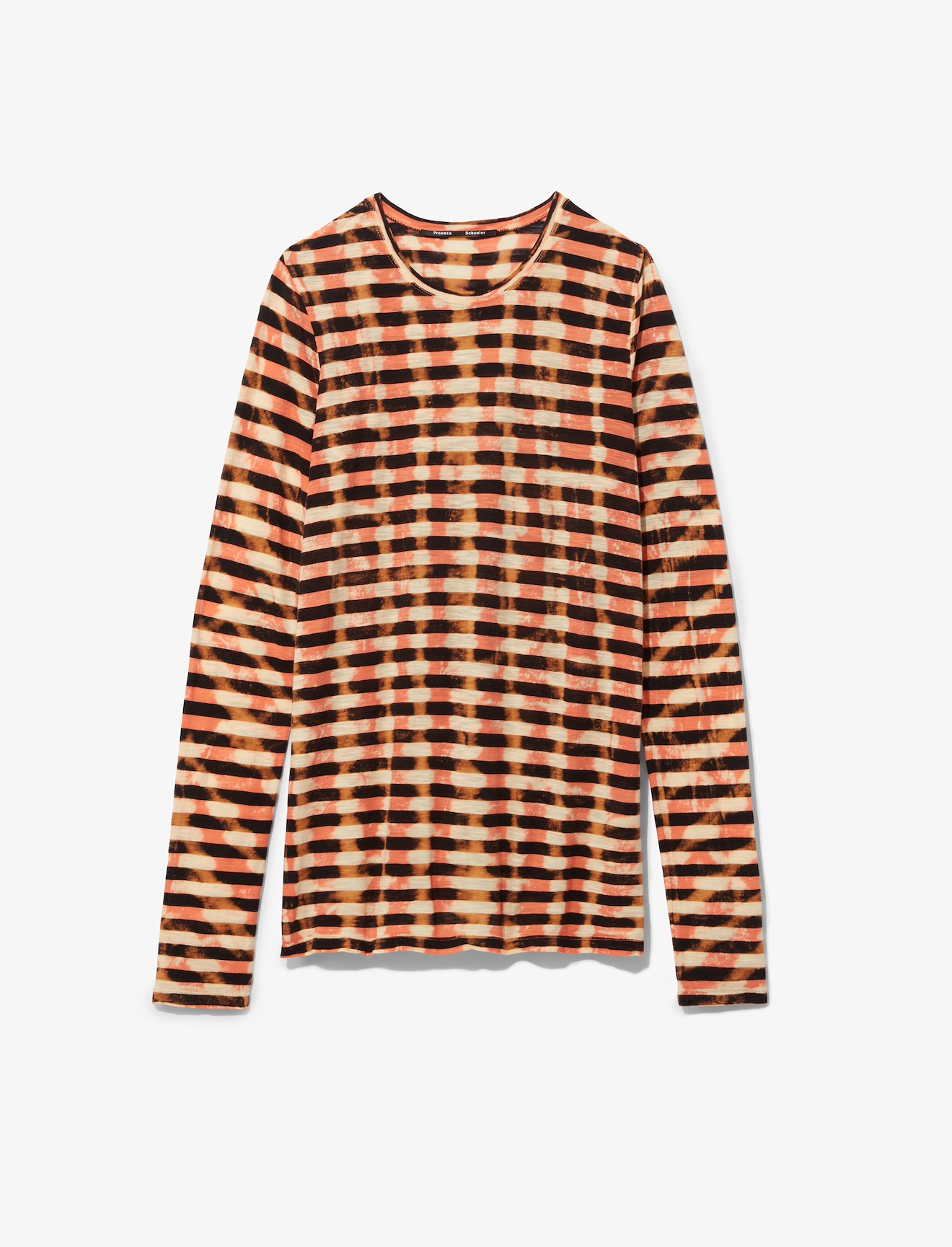 Striped Tie Dye Long Sleeve T-Shirt #4