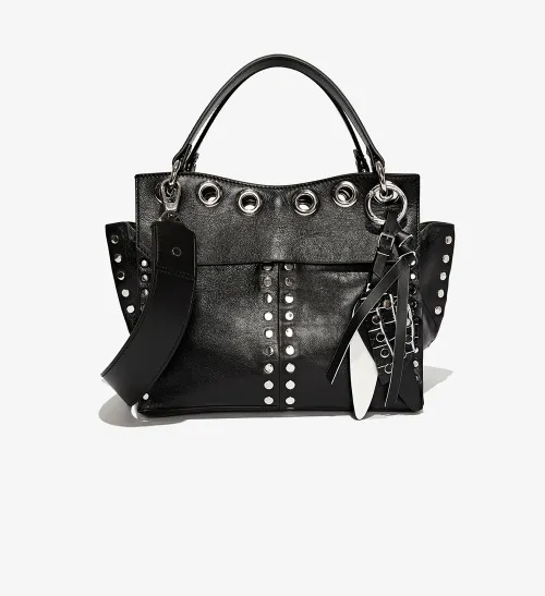 Studded Curl Handbag