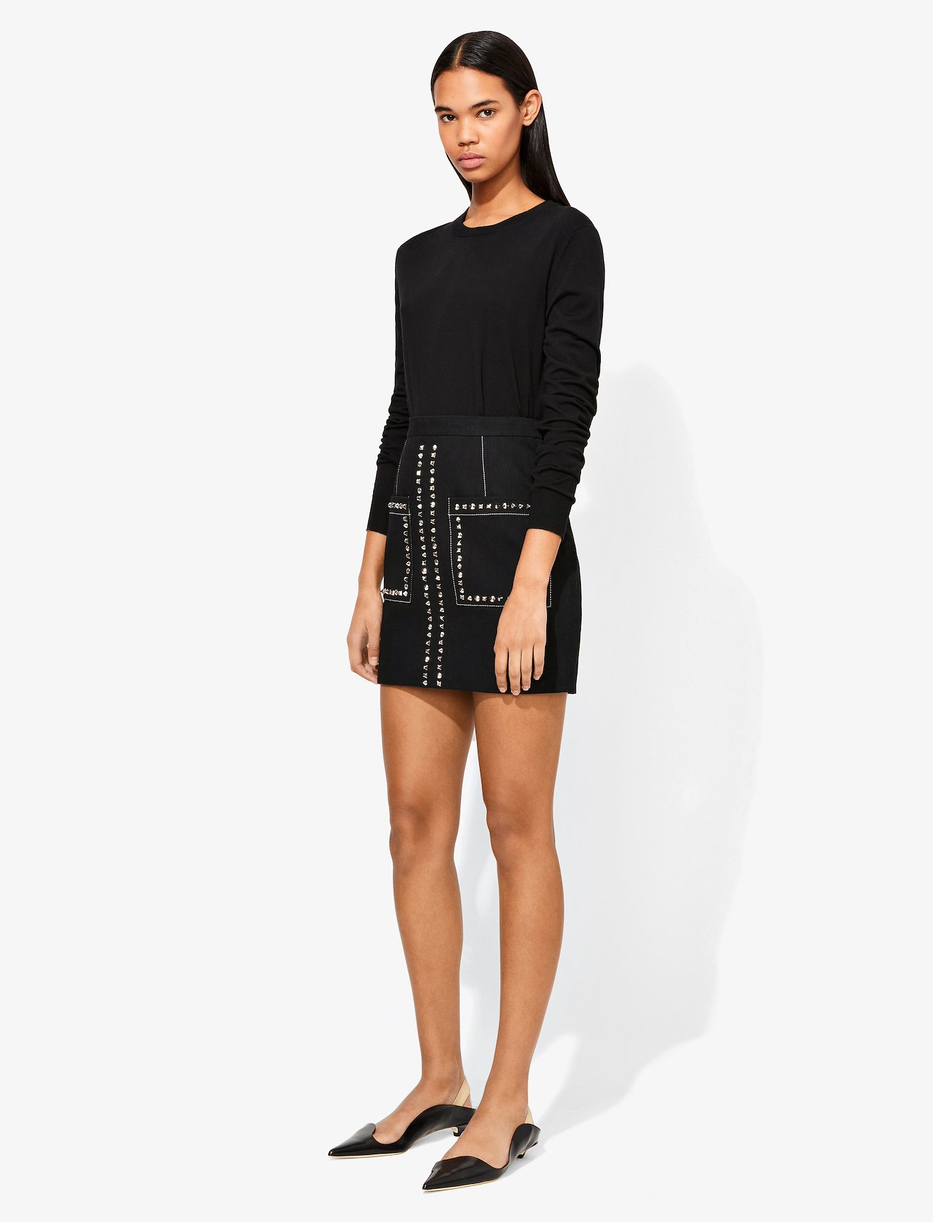 Studded Mini Skirt #1
