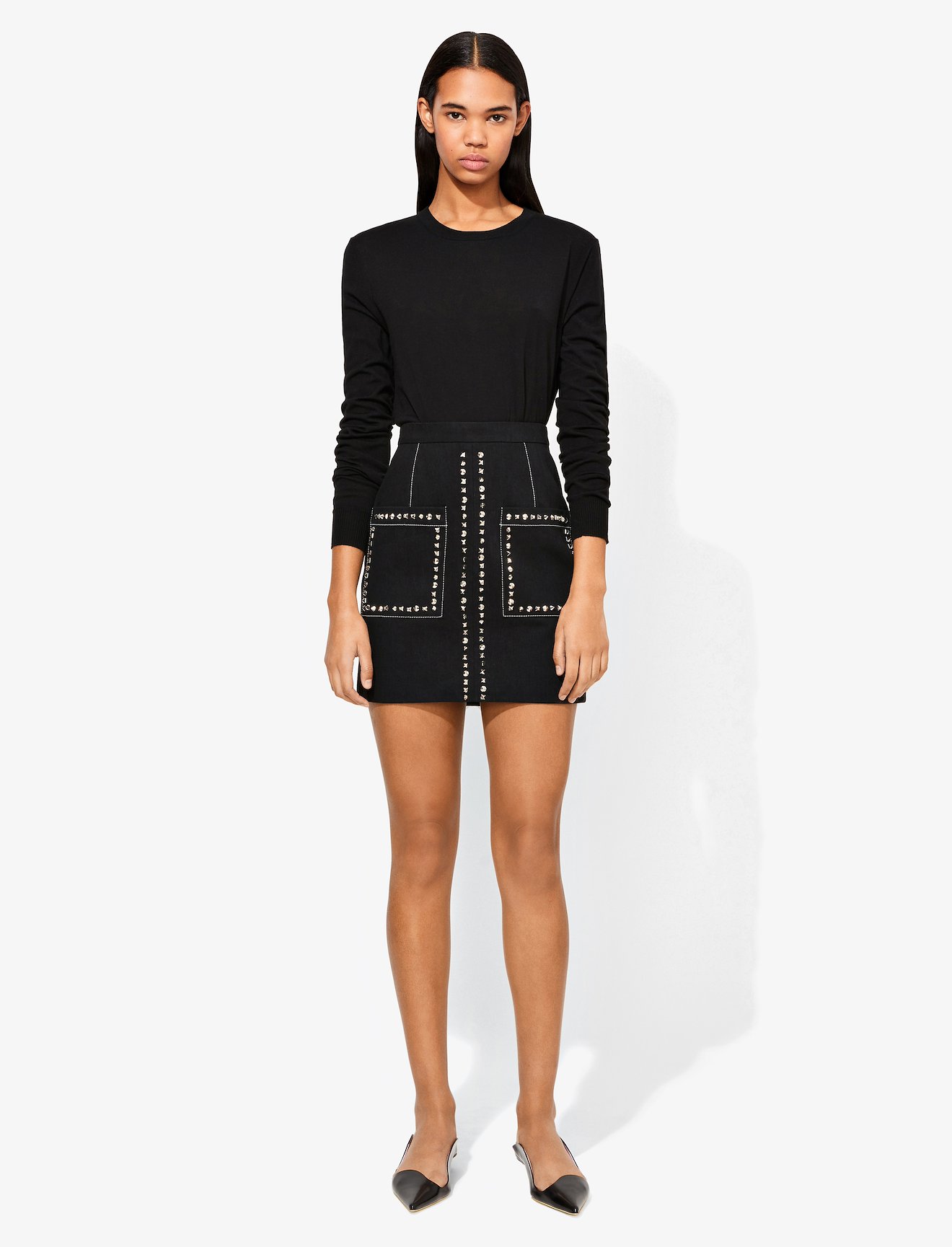 Studded Mini Skirt #2