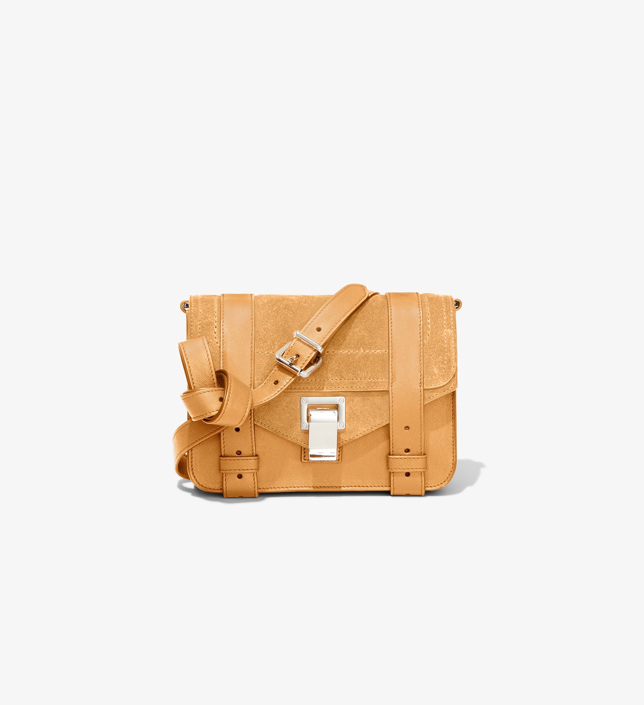Suede Combo PS1 Mini Crossbody Bag